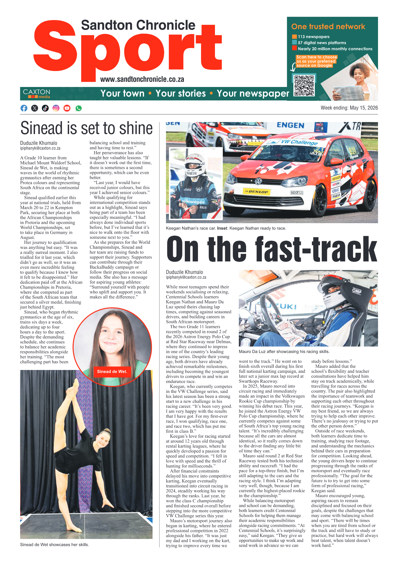 Sandton Chronicle 15 May 2026 page 8