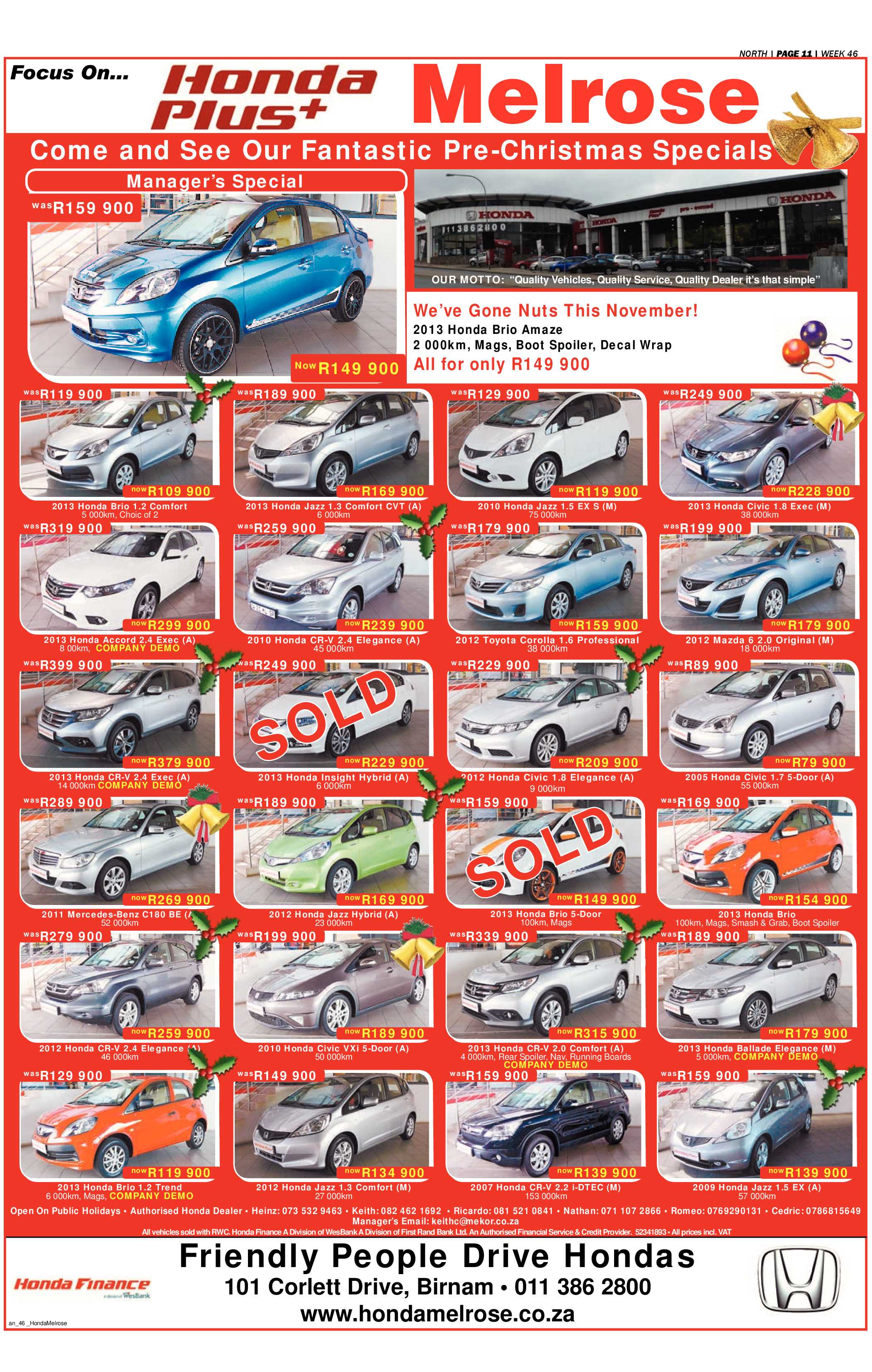 Sandton Chronicle 15 November 2013 page 25