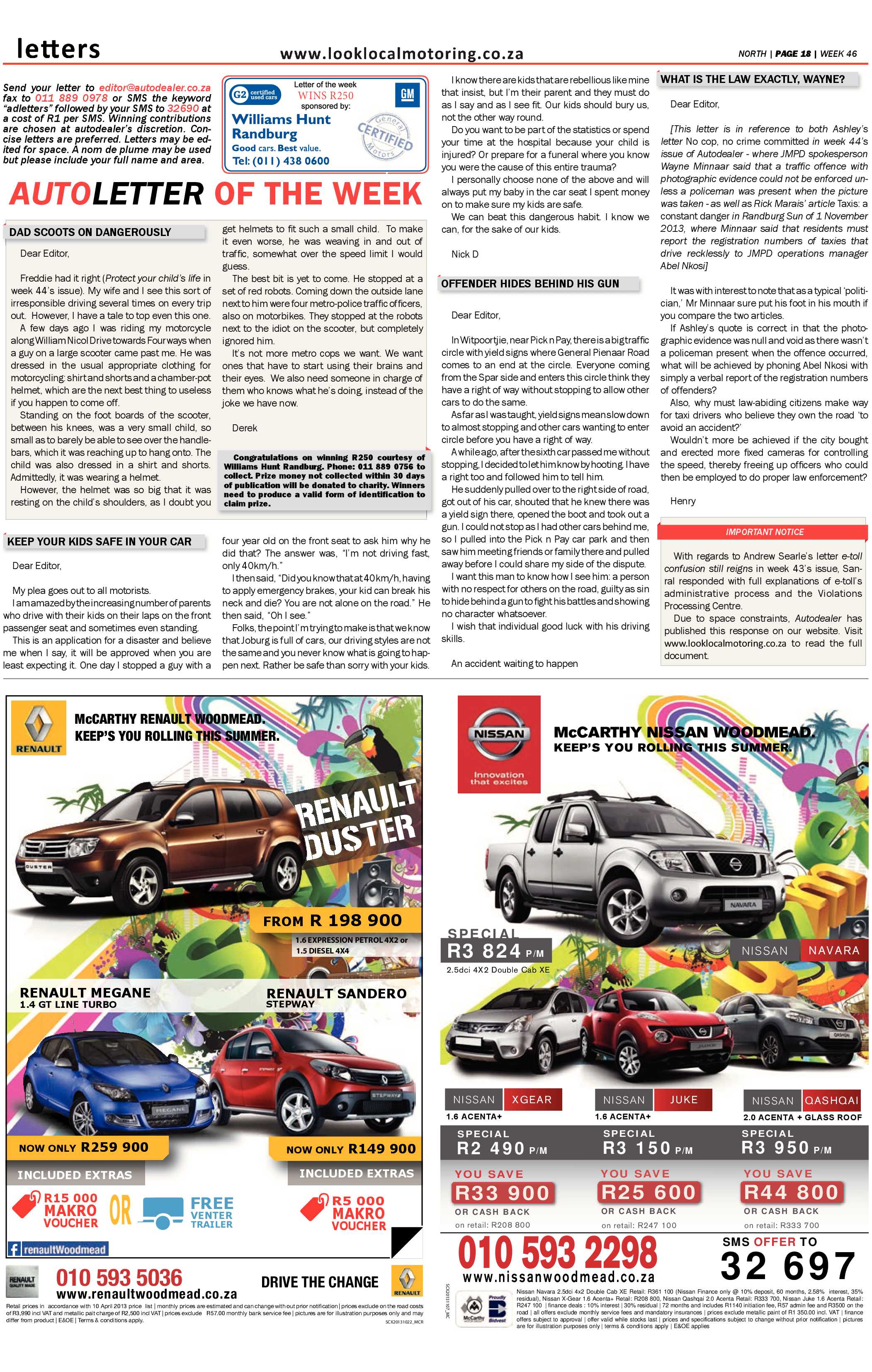 Sandton Chronicle 15 November 2013 page 32