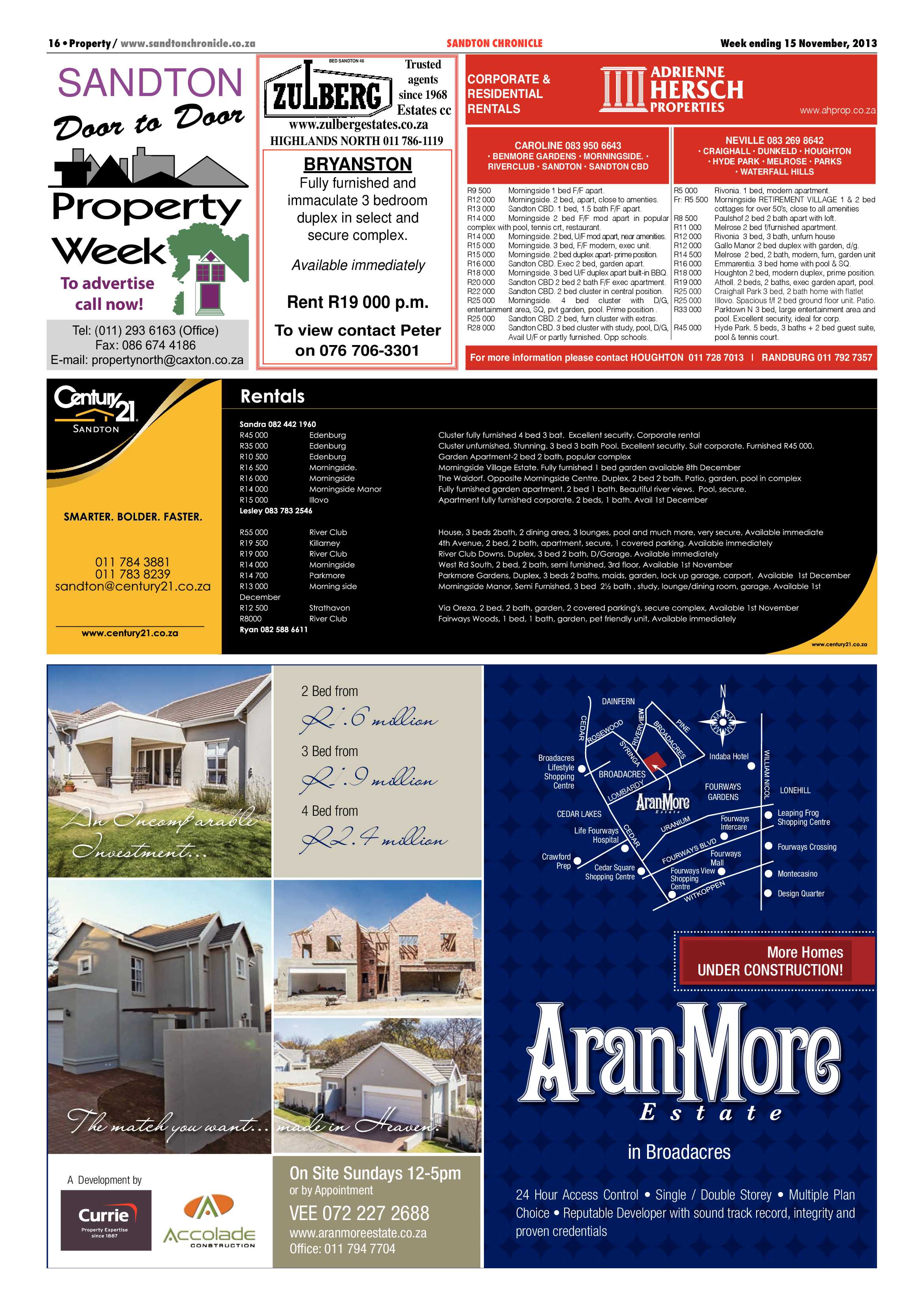 Sandton Chronicle 15 November 2013 page 36