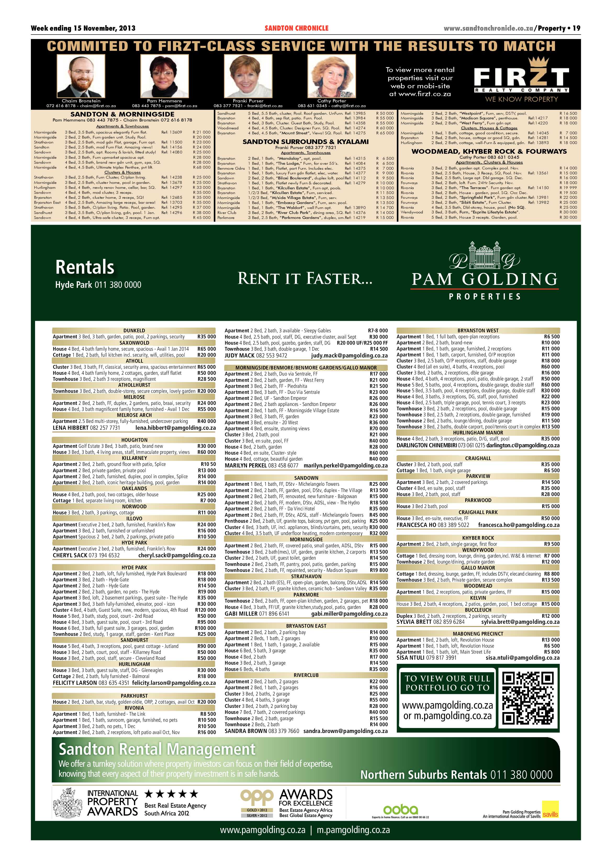 Sandton Chronicle 15 November 2013 page 39