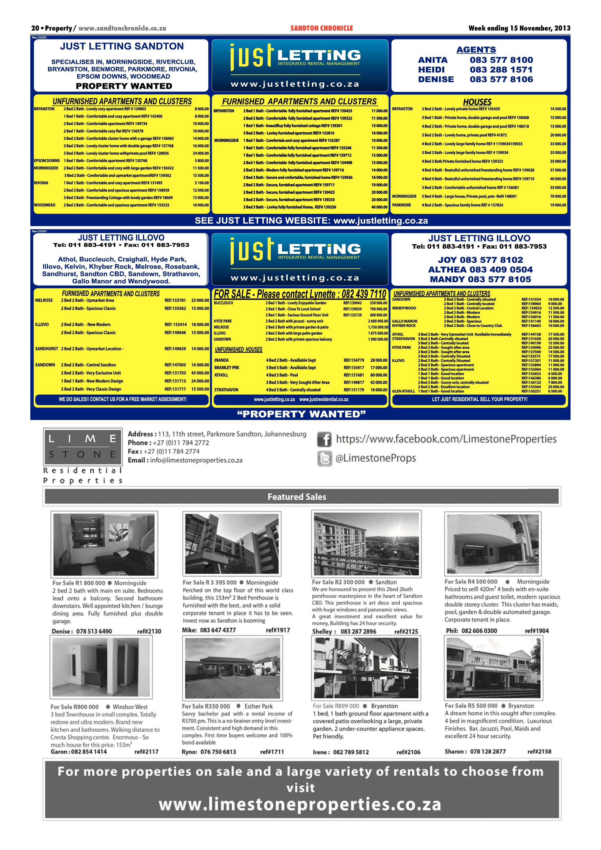 Sandton Chronicle 15 November 2013 page 40