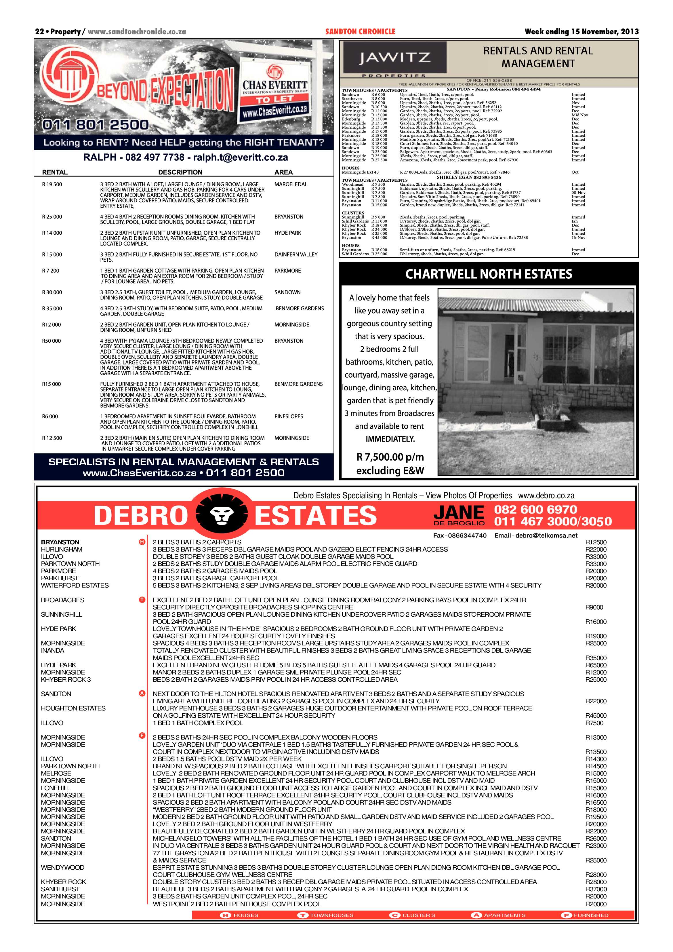 Sandton Chronicle 15 November 2013 page 42