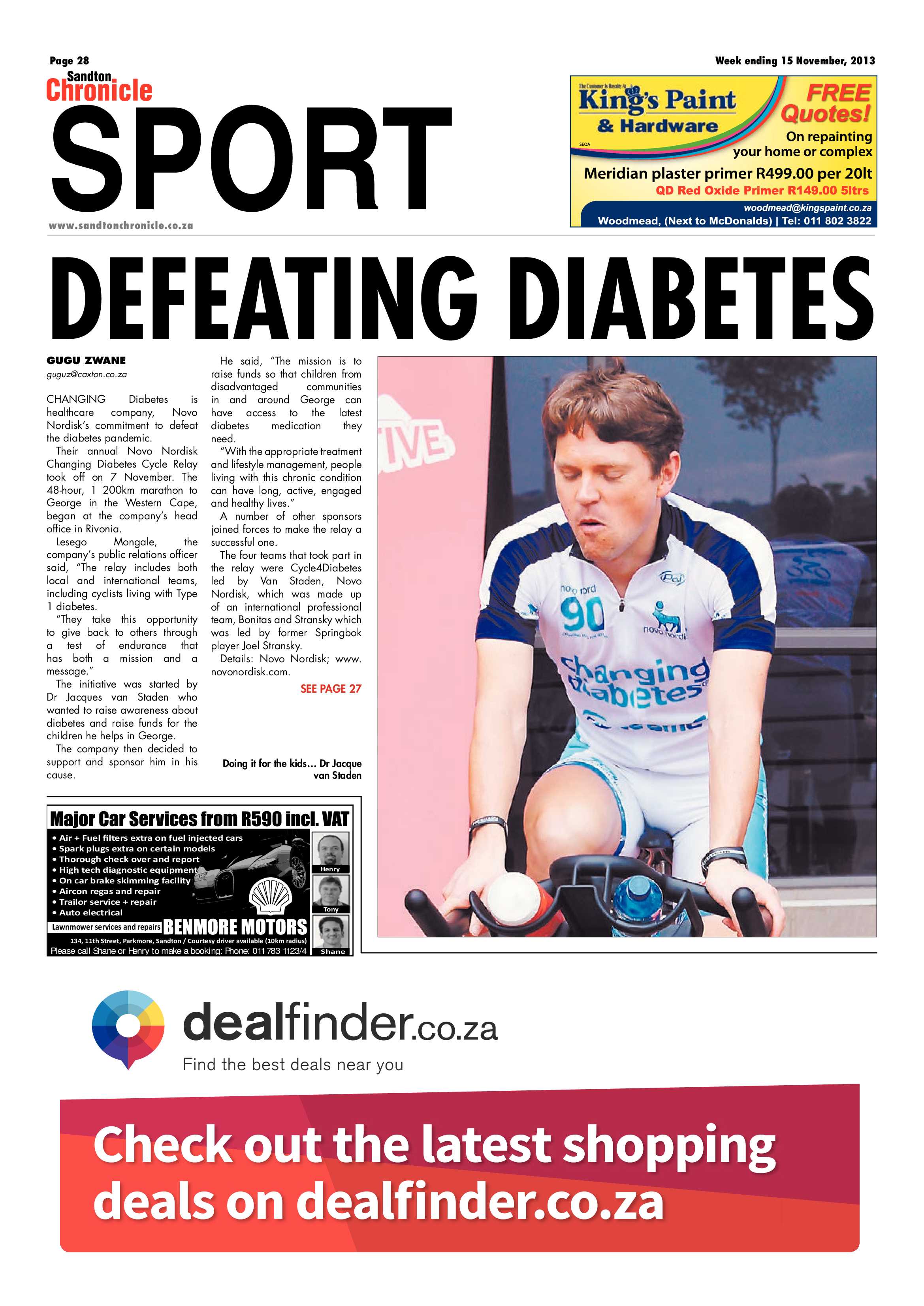 Sandton Chronicle 15 November 2013 page 48