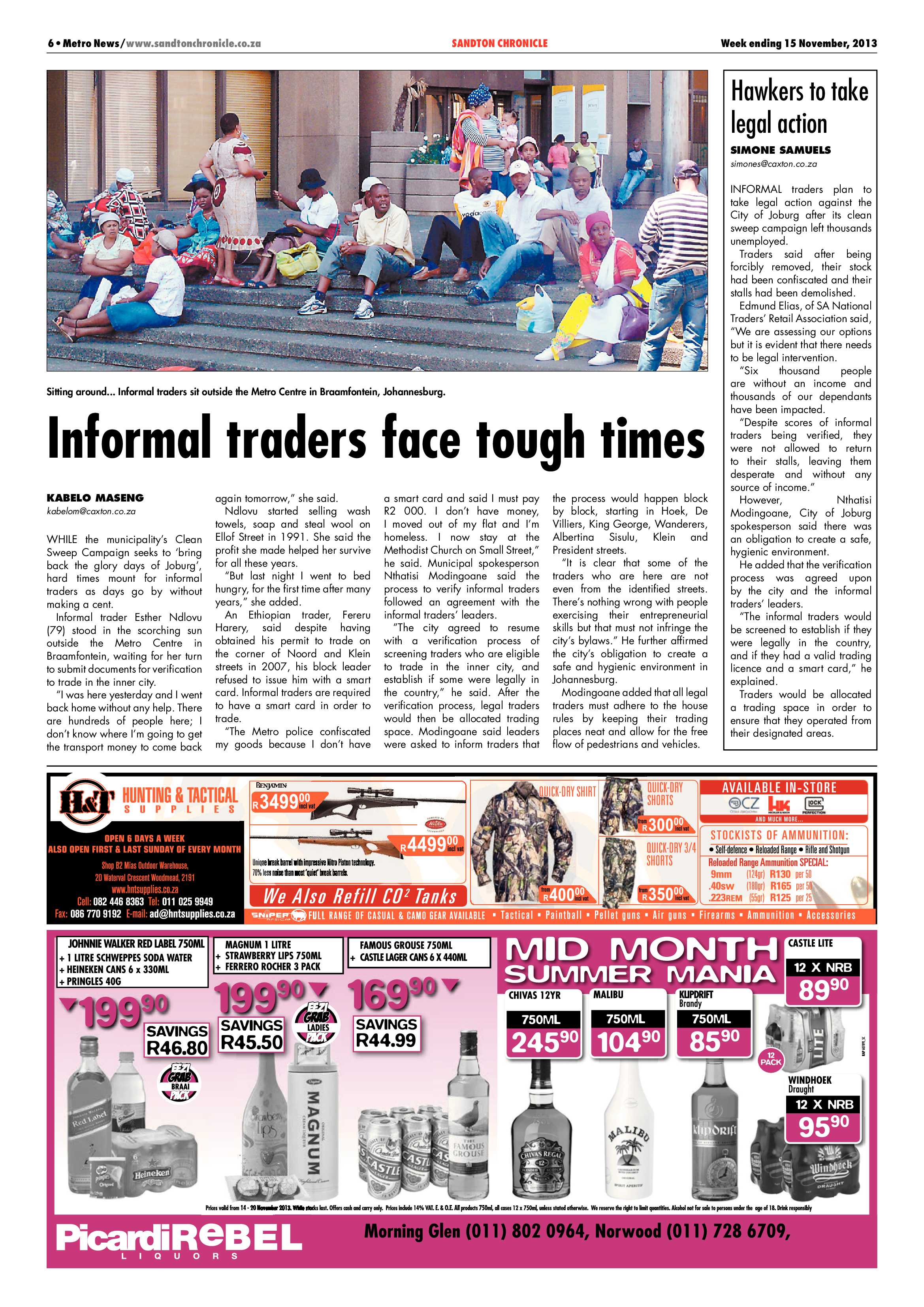 Sandton Chronicle 15 November 2013 page 6
