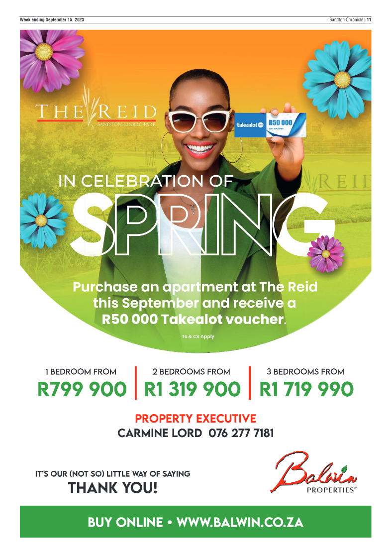 Sandton Chronicle 15 September 2023 page 11