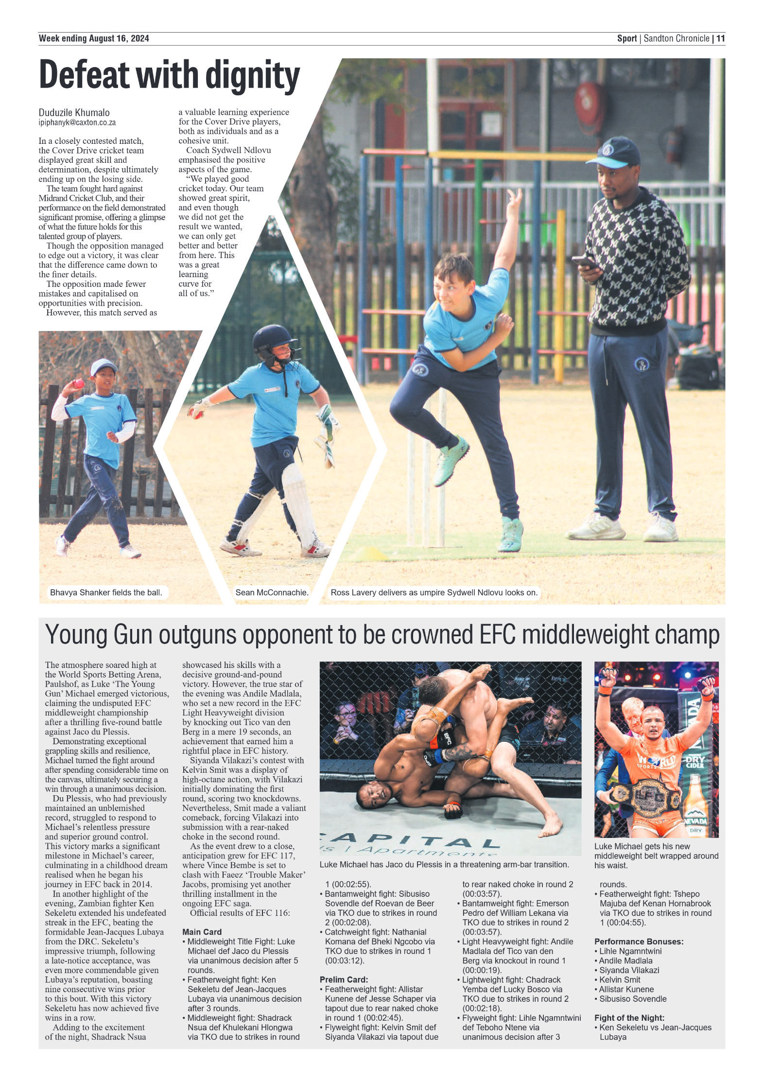 Sandton Chronicle 16 August 2024 page 11