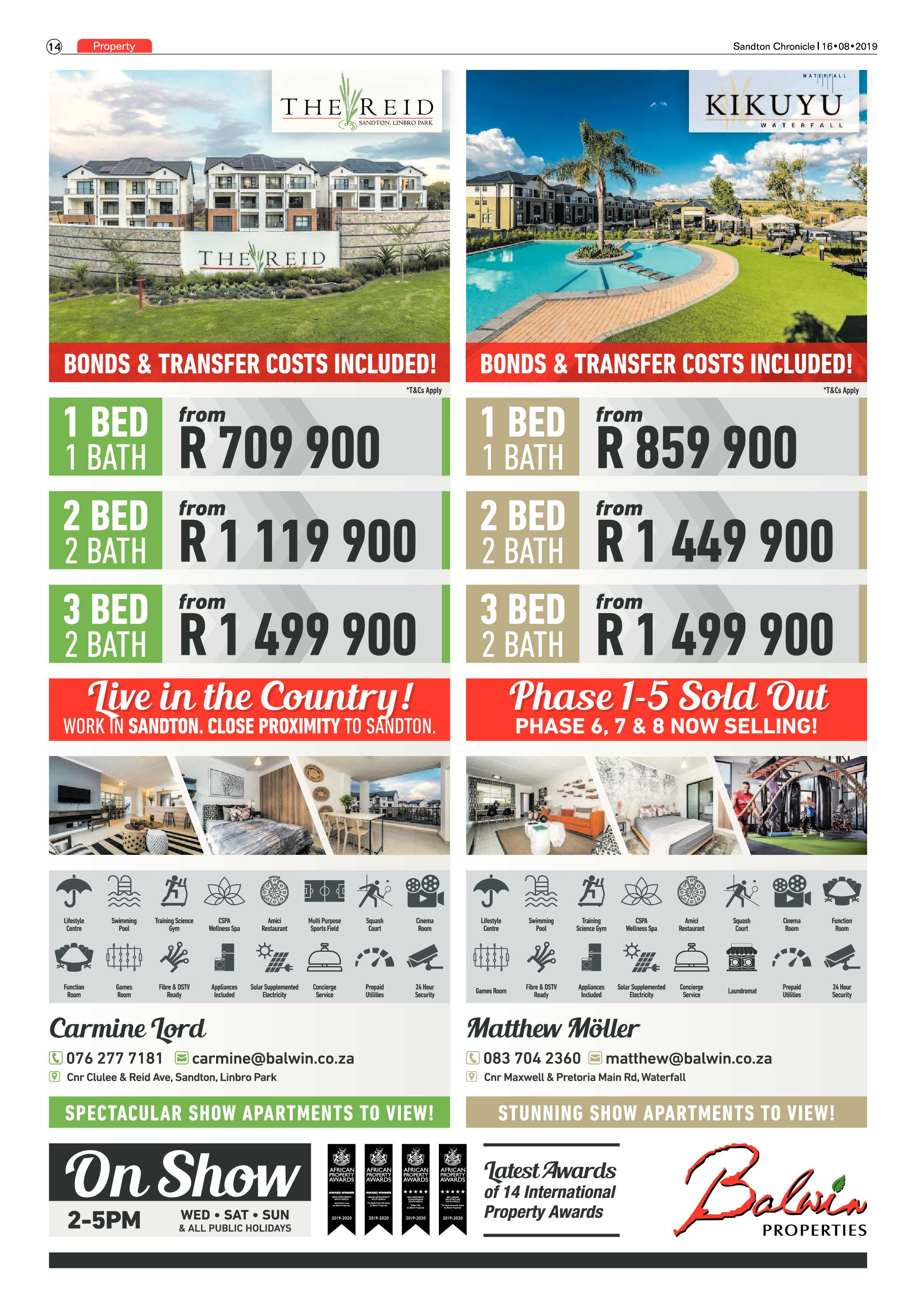 Sandton Chronicle 16 August, 2019 page 14