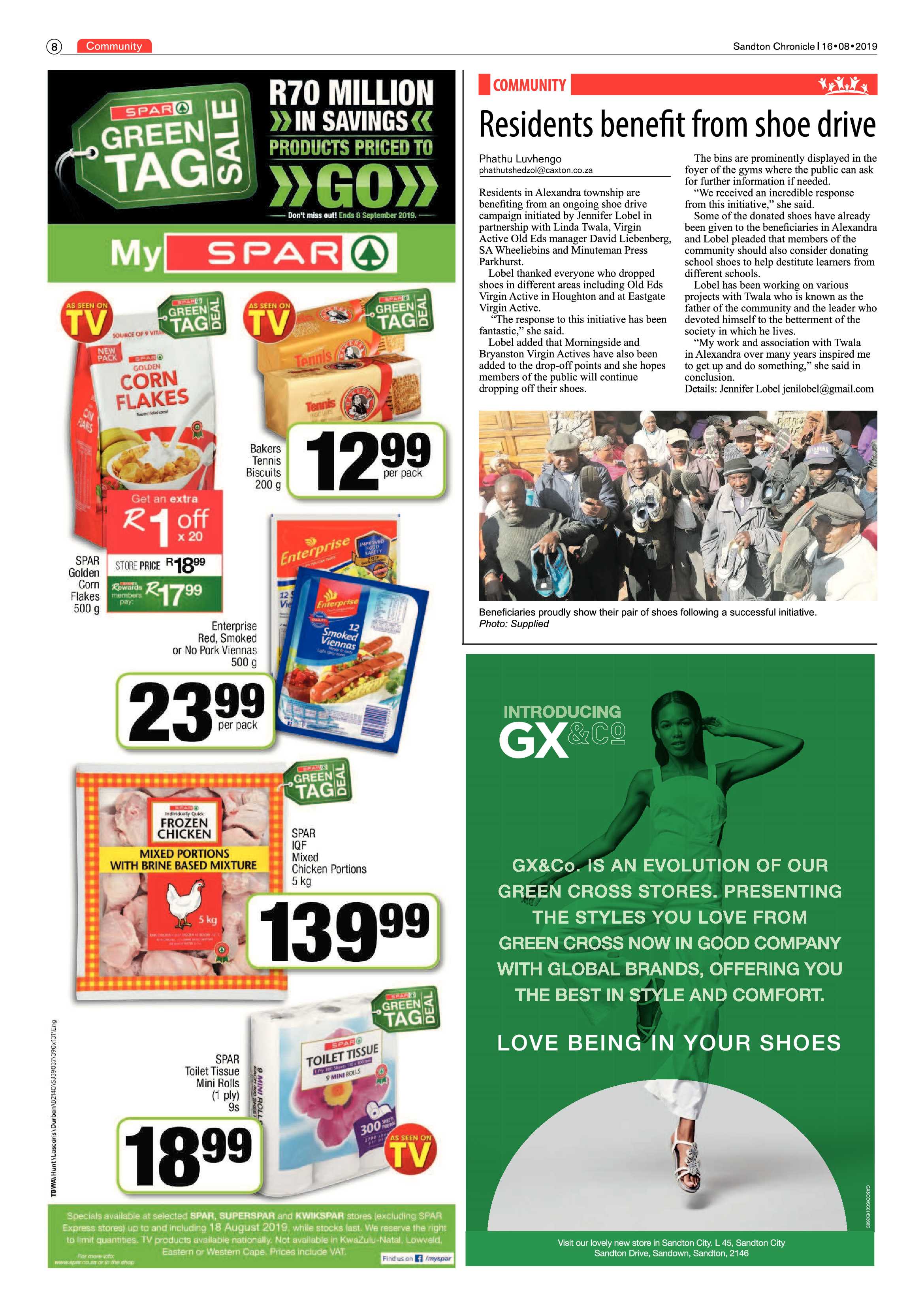 Sandton Chronicle 16 August, 2019 page 8