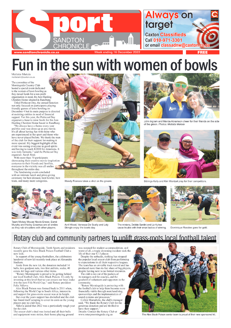 Sandton Chronicle 16 Dec 2022 page 24