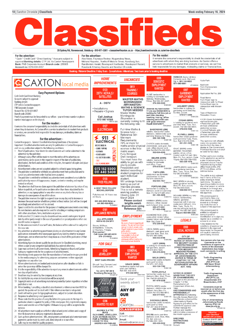 Sandton Chronicle 16 February 2024 page 10