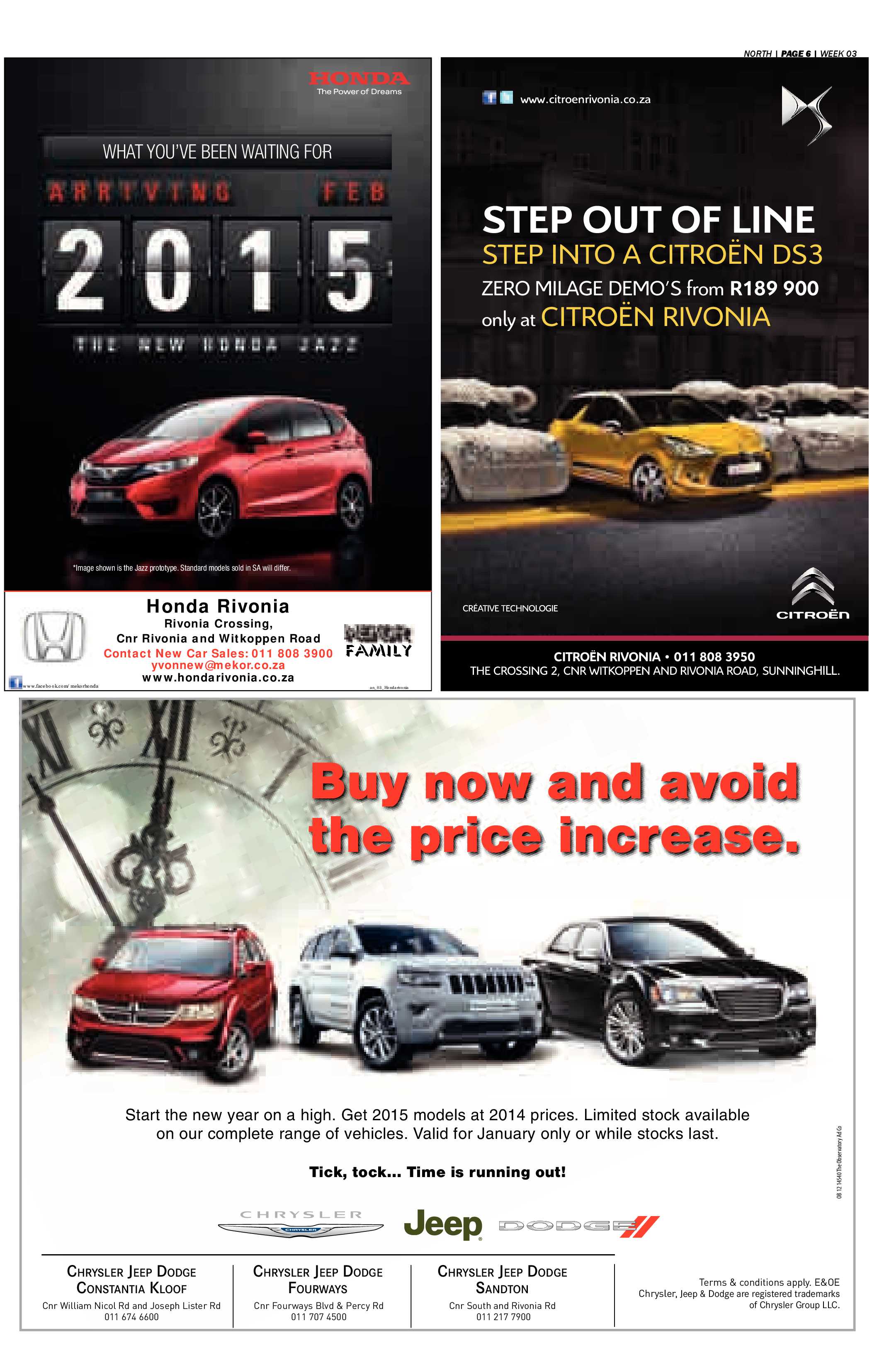 Sandton Chronicle 16 January 2015 page 16