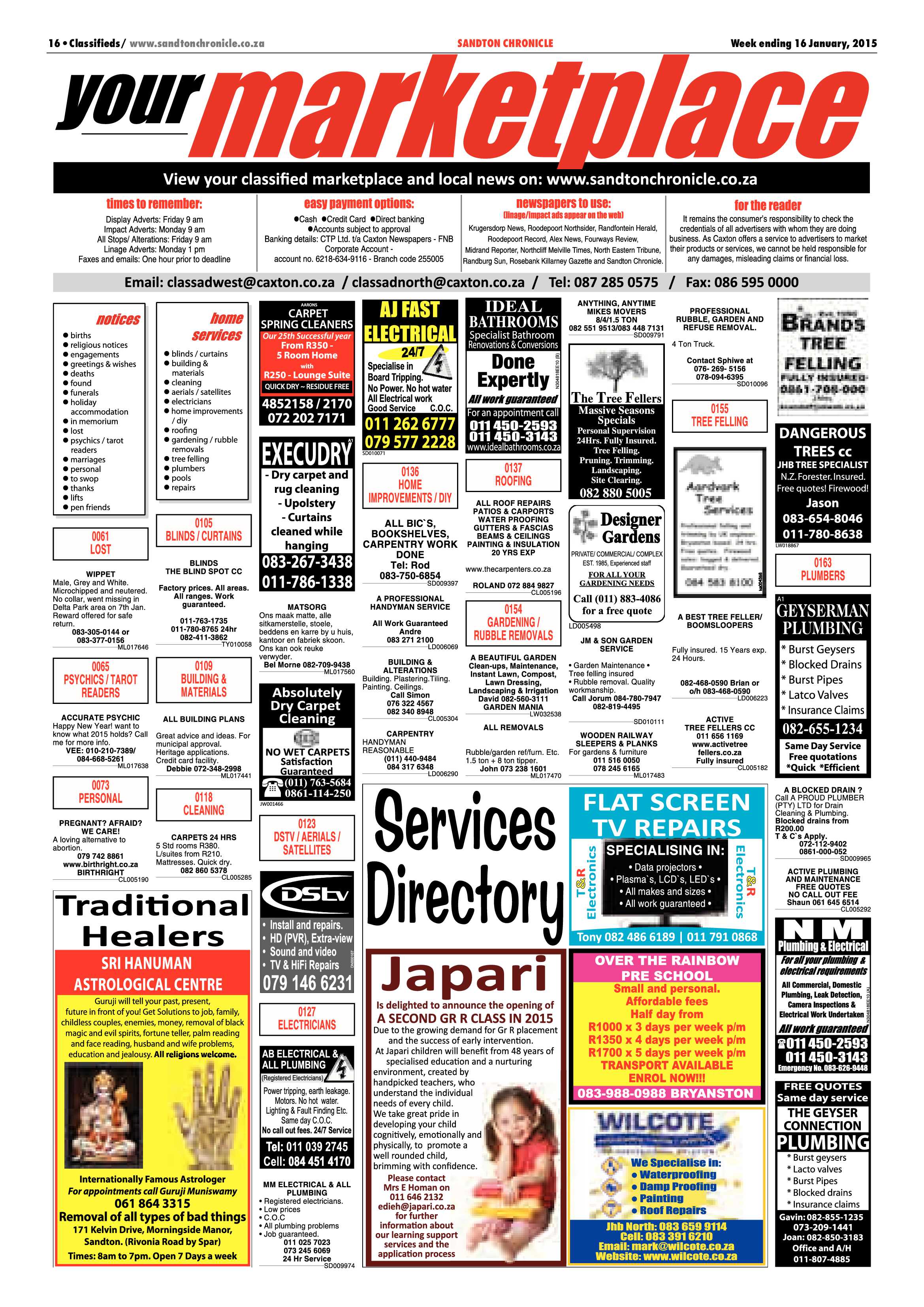 Sandton Chronicle 16 January 2015 page 24