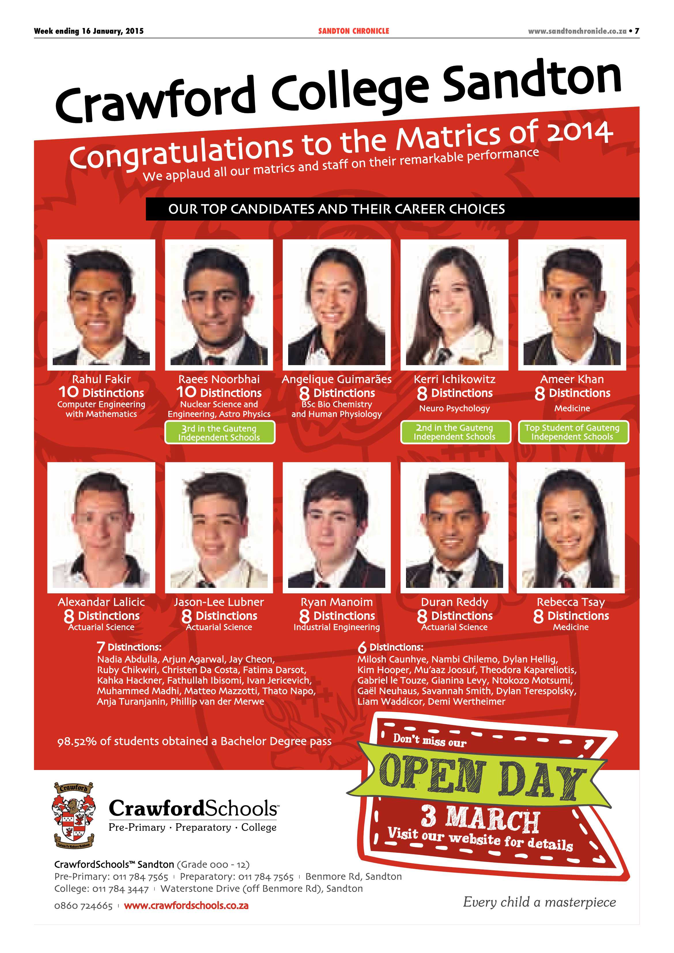 Sandton Chronicle 16 January 2015 page 7