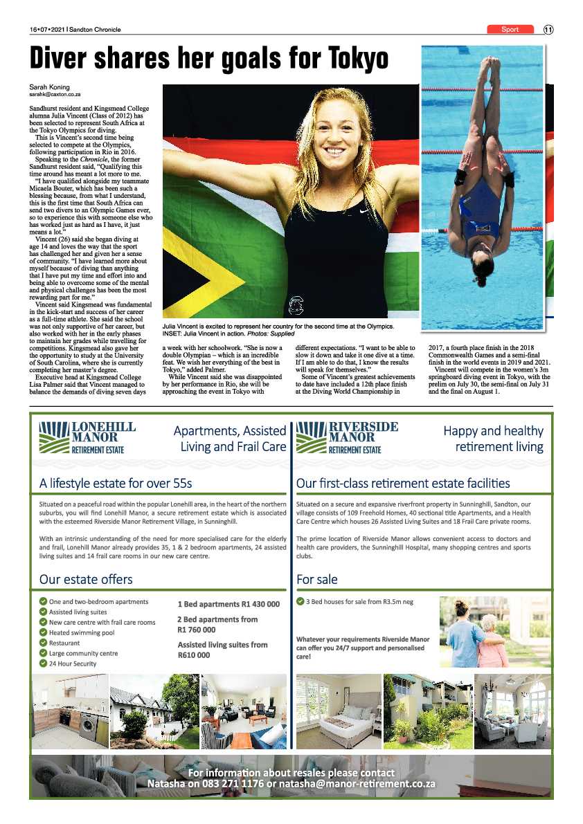 Sandton Chronicle 16 July 2021 page 11