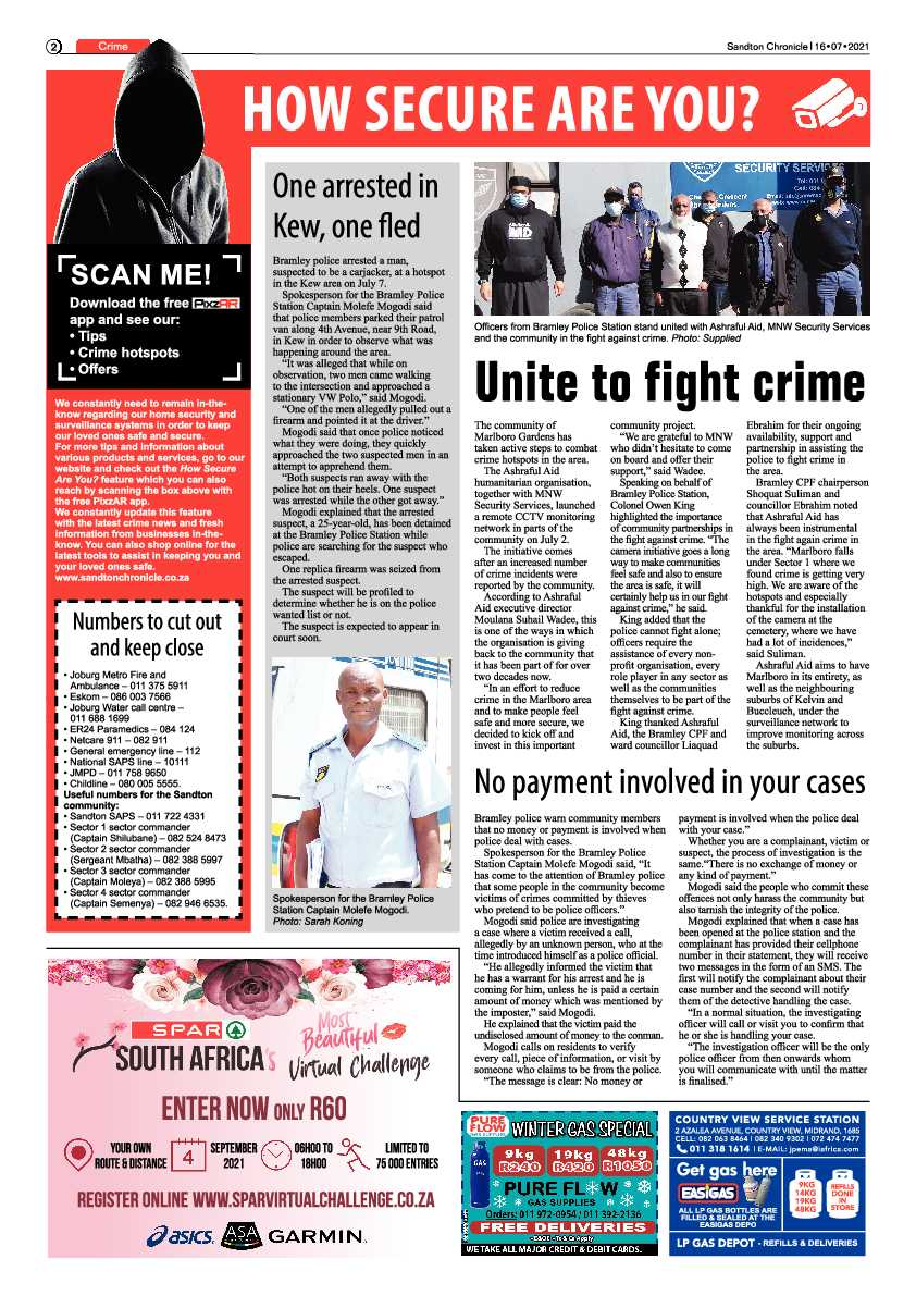 Sandton Chronicle 16 July 2021 page 2