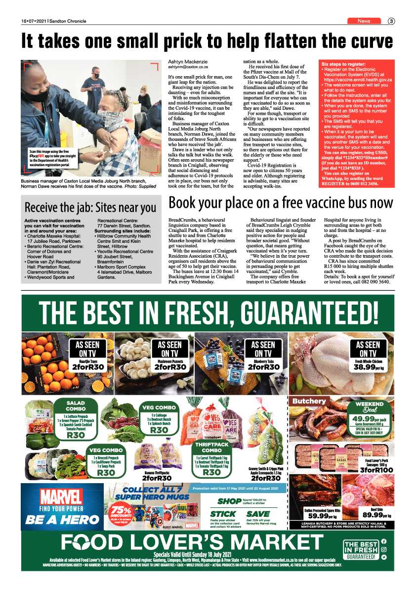 Sandton Chronicle 16 July 2021 page 3