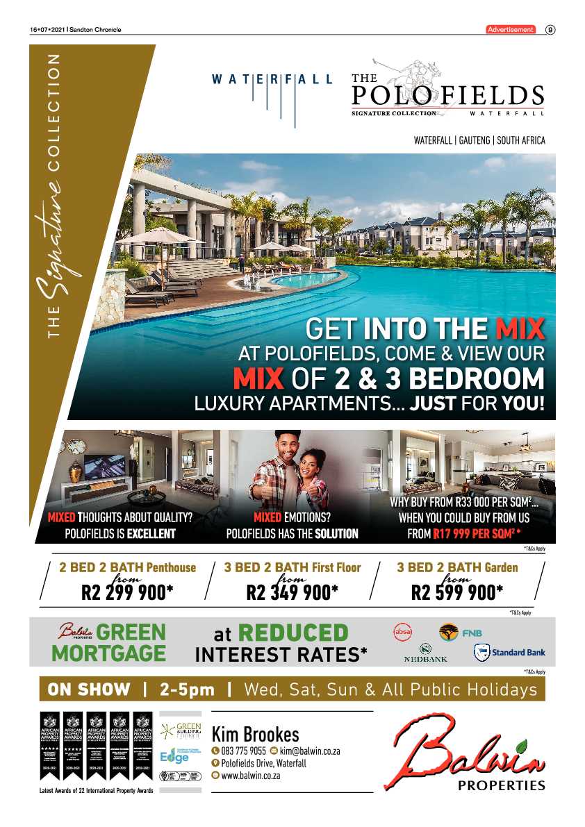 Sandton Chronicle 16 July 2021 page 9