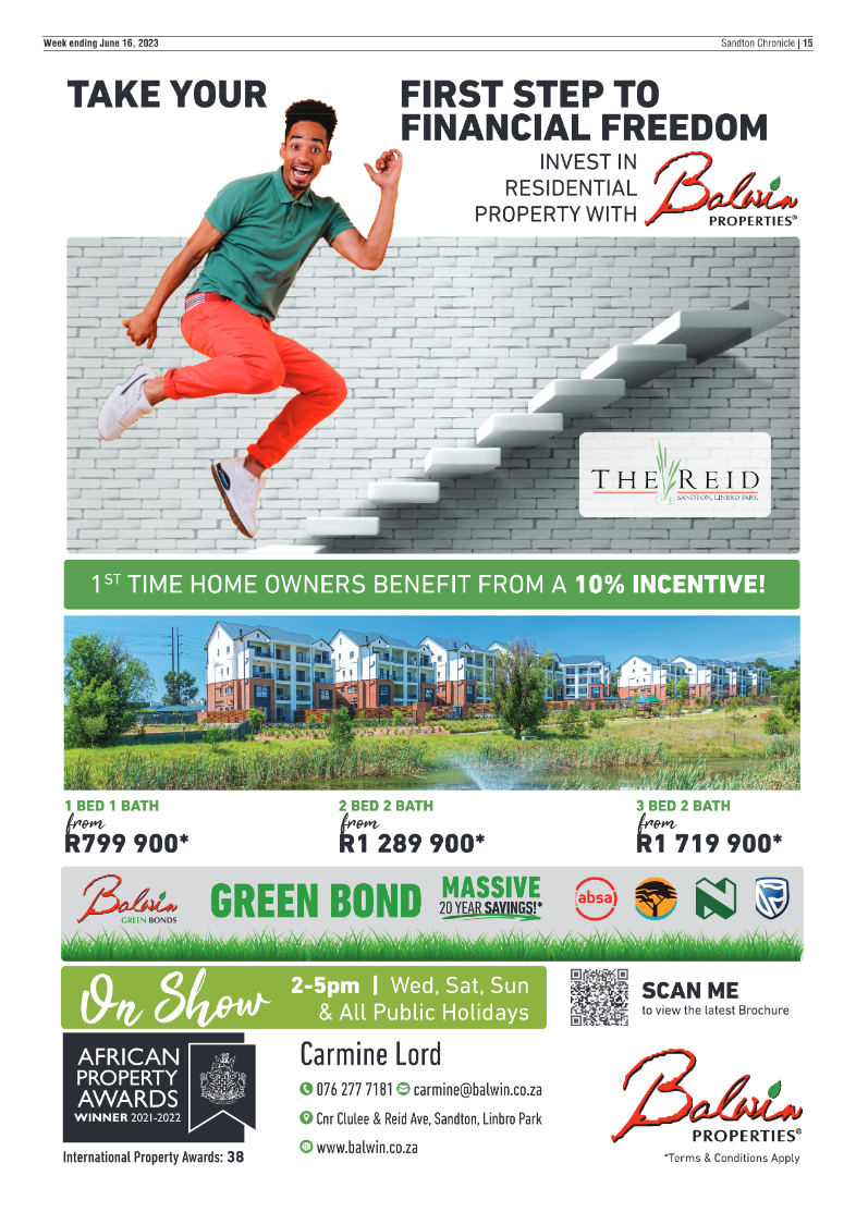 Sandton Chronicle 16 June 2023 page 15
