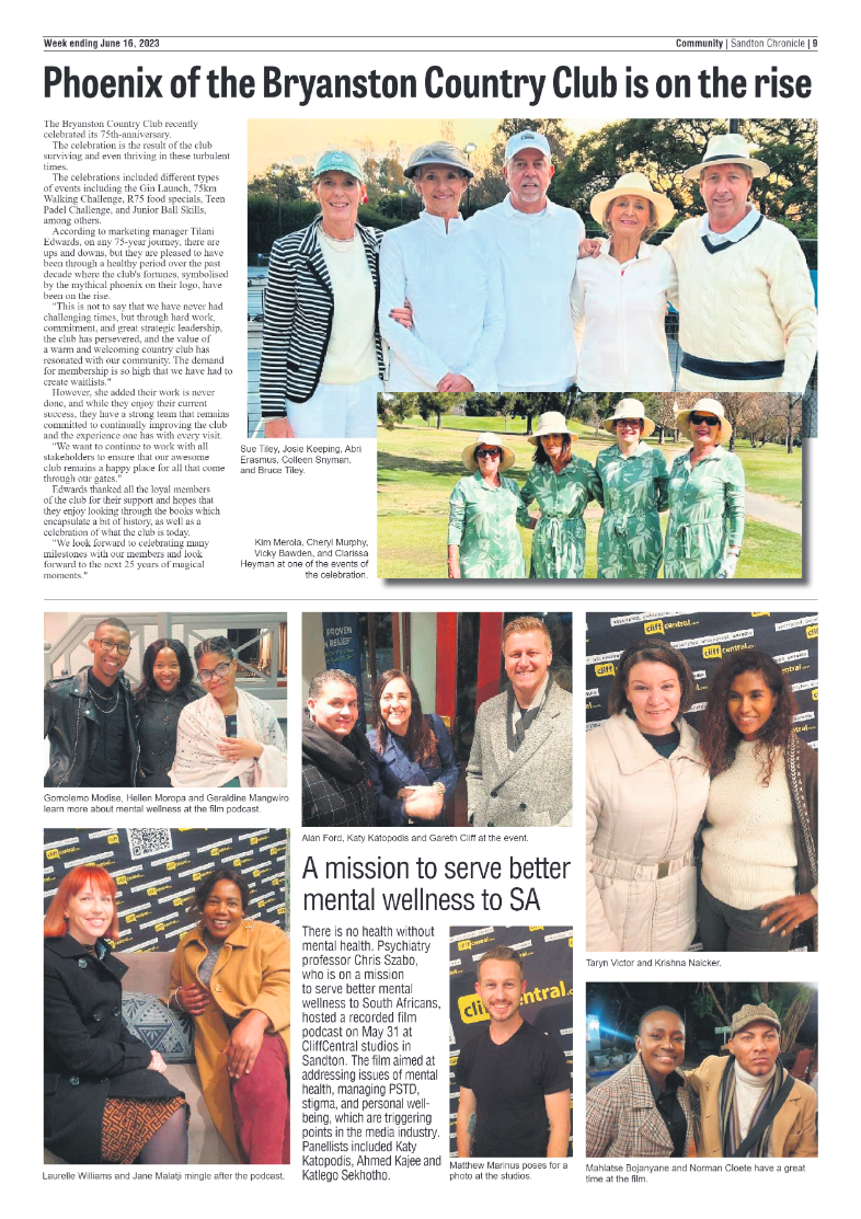Sandton Chronicle 16 June 2023 page 9