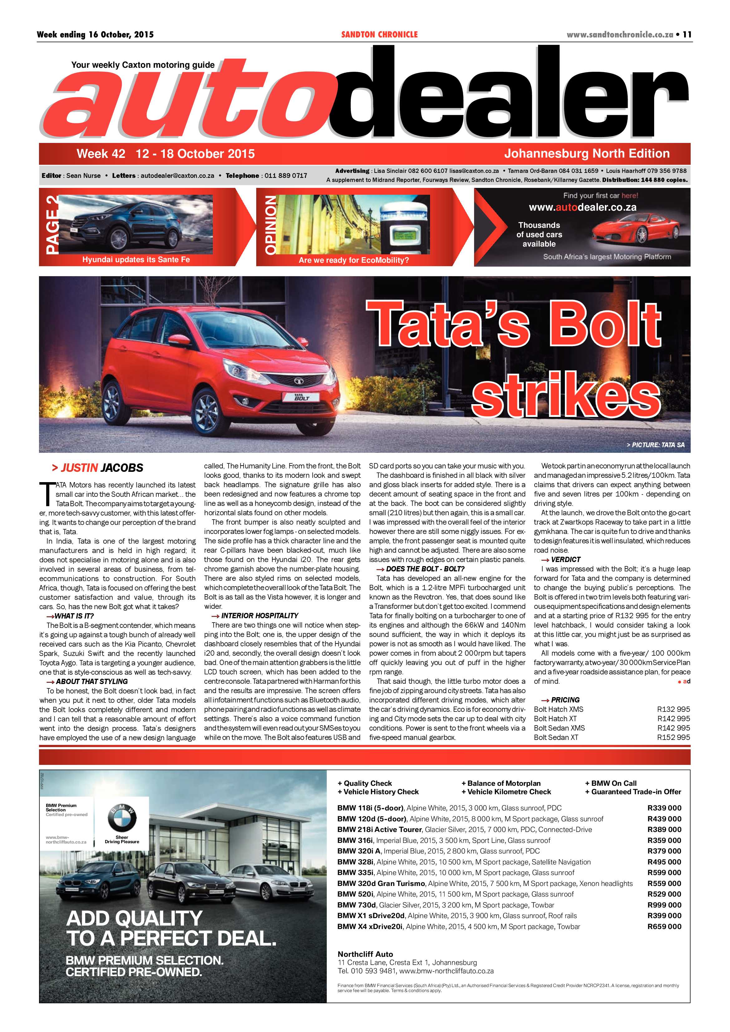 Sandton Chronicle 16 October 2015 page 11