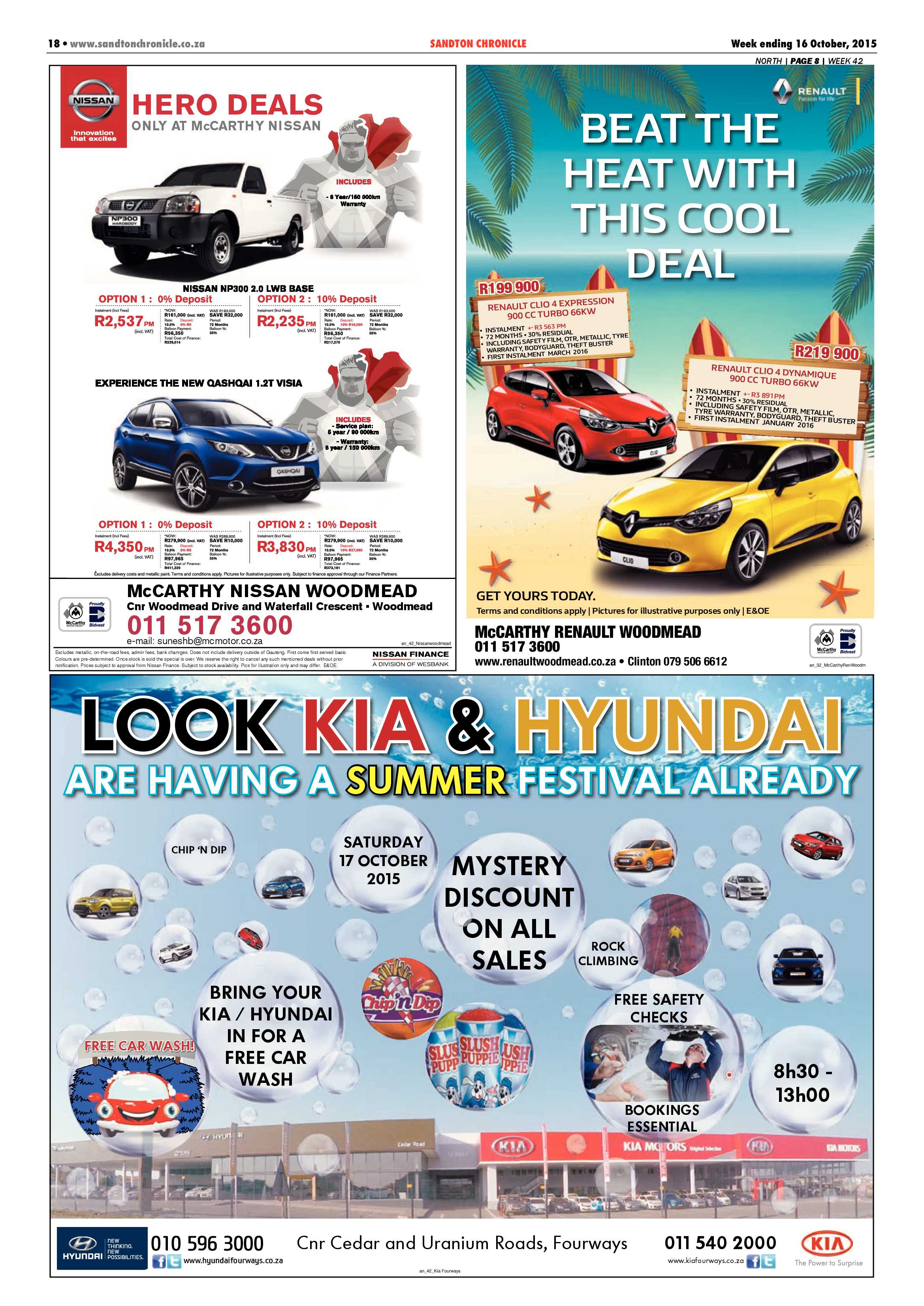 Sandton Chronicle 16 October 2015 page 18