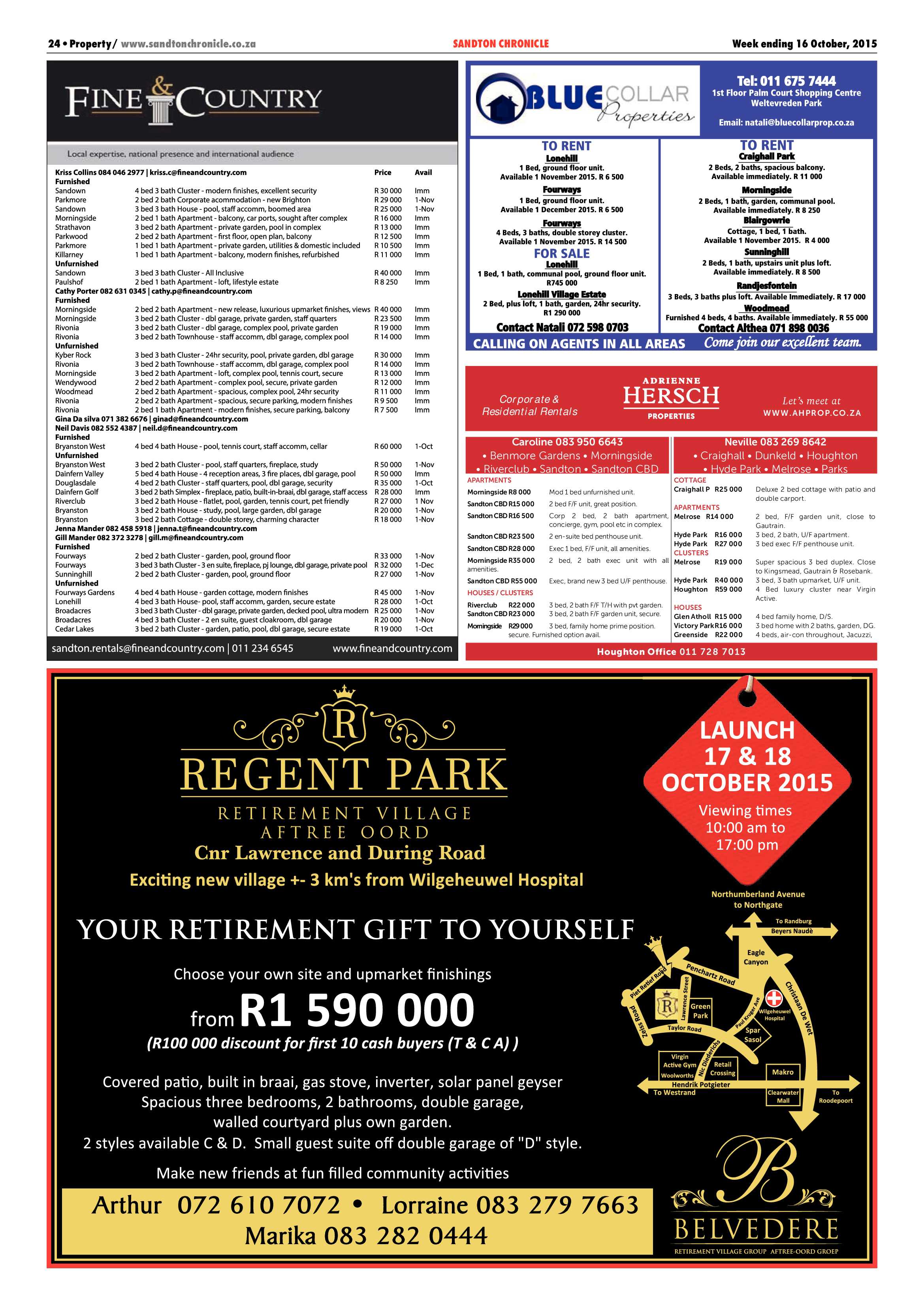 Sandton Chronicle 16 October 2015 page 24