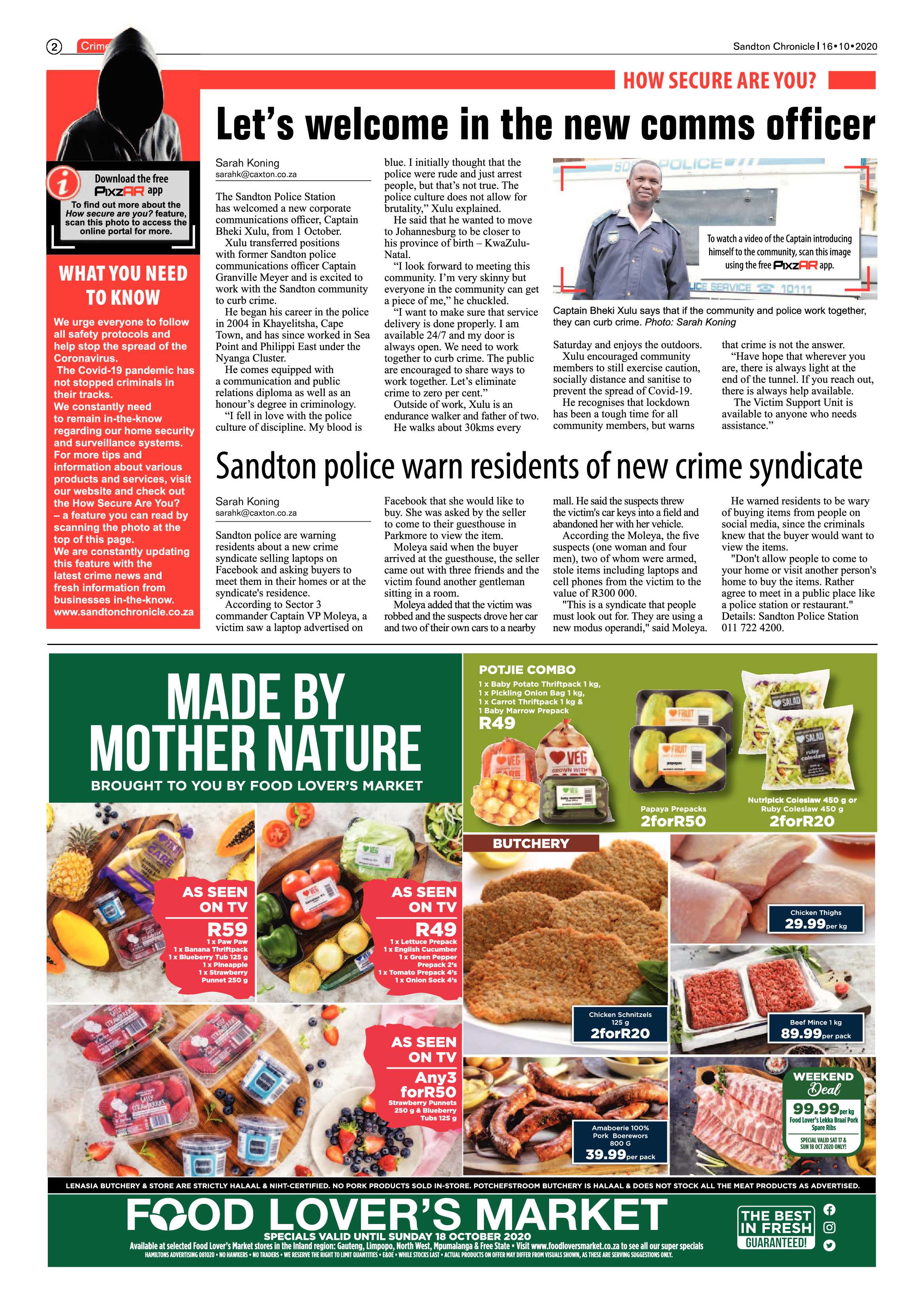 Sandton Chronicle 16 October 2020 page 2