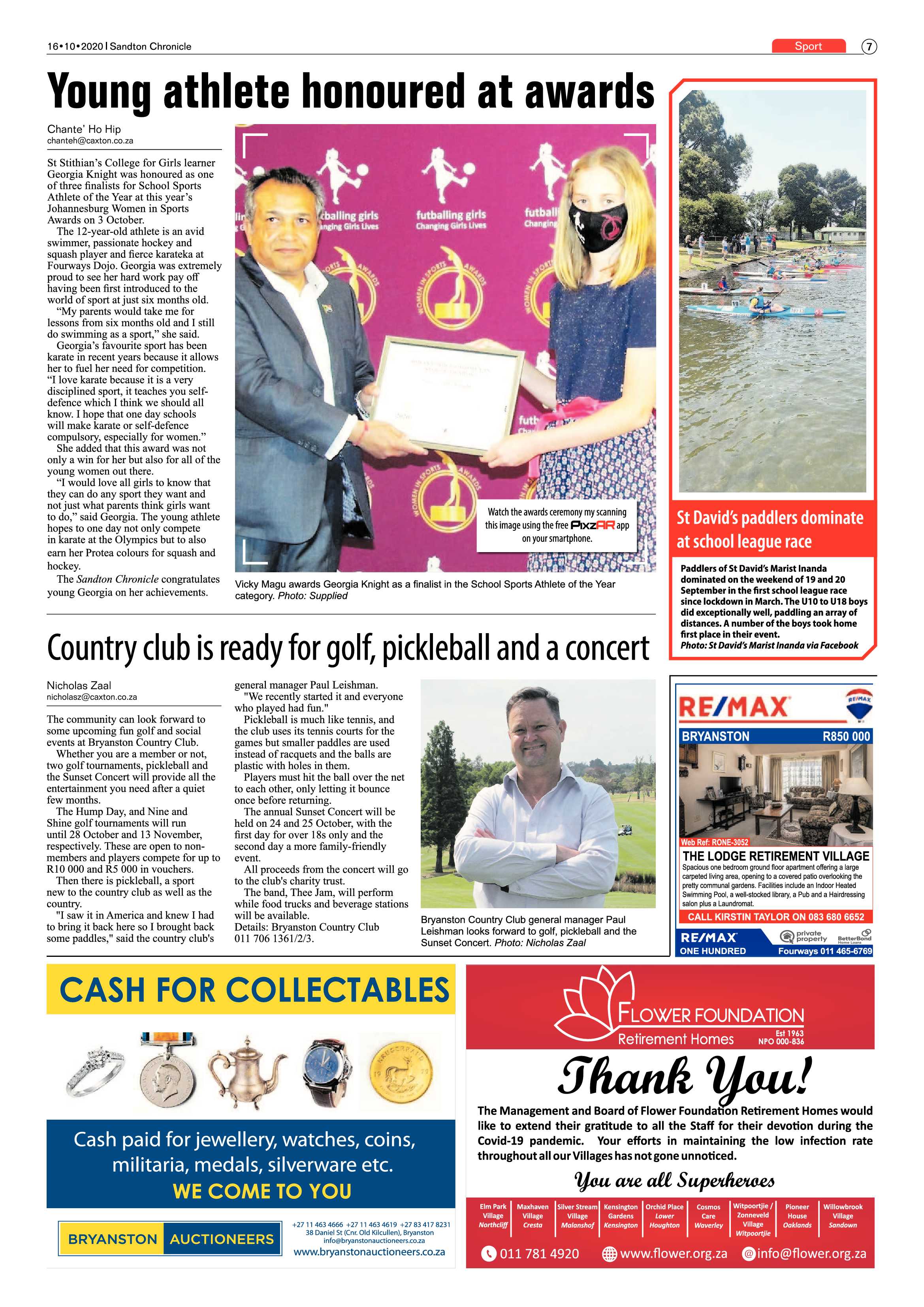 Sandton Chronicle 16 October 2020 page 7