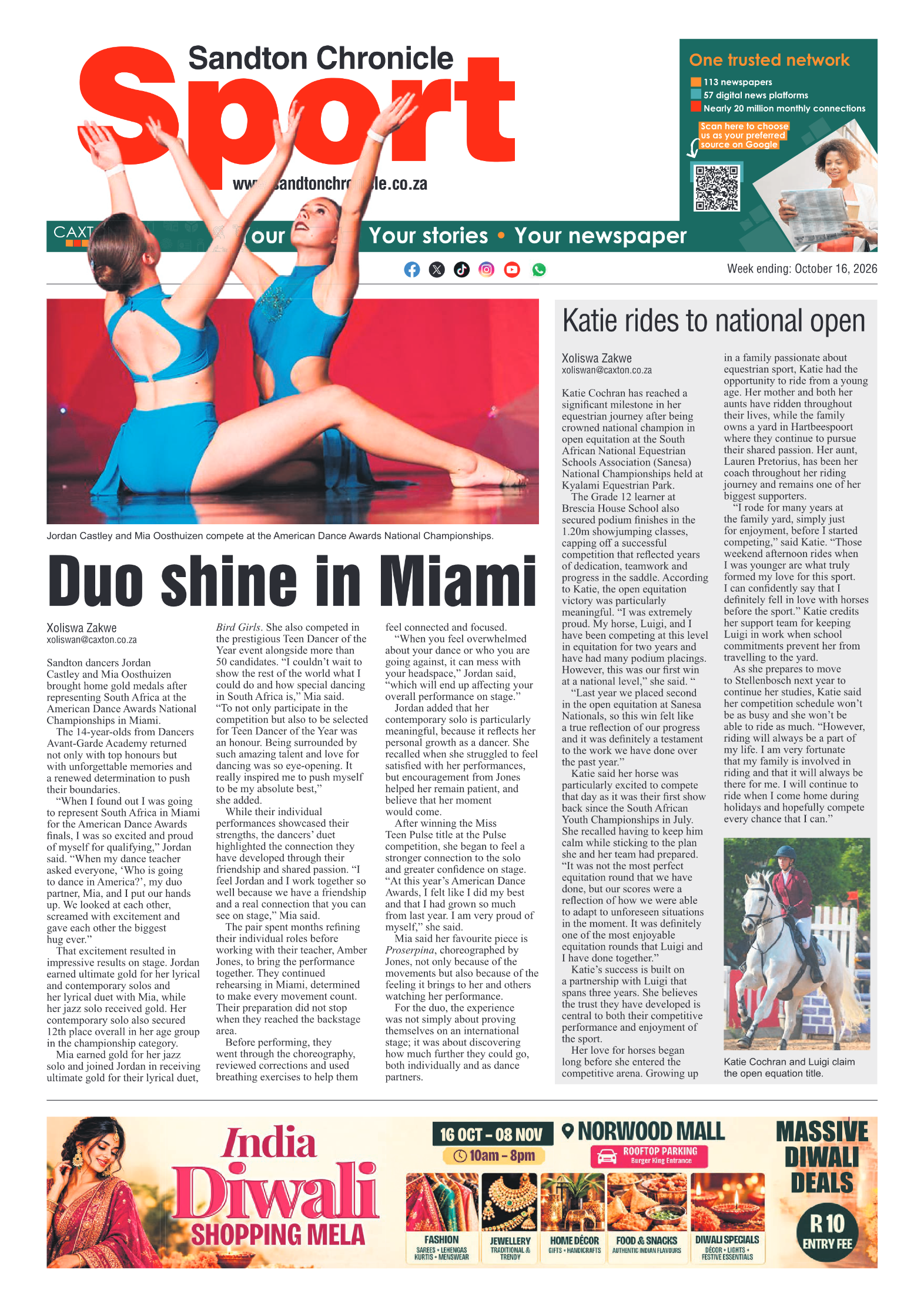 Sandton Chronicle 16 October 2026 page 11