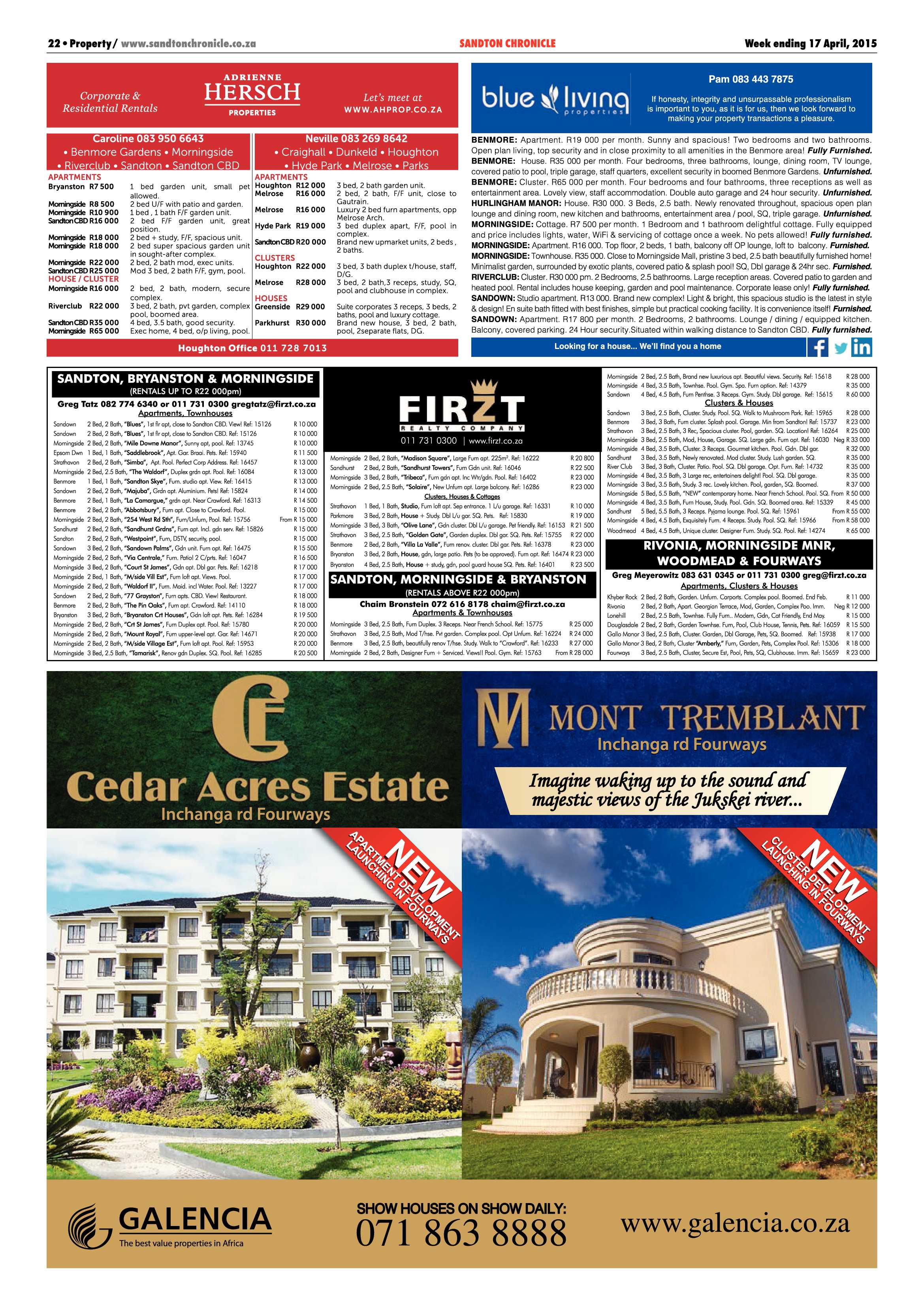 Sandton Chronicle 17 April 2015 page 22