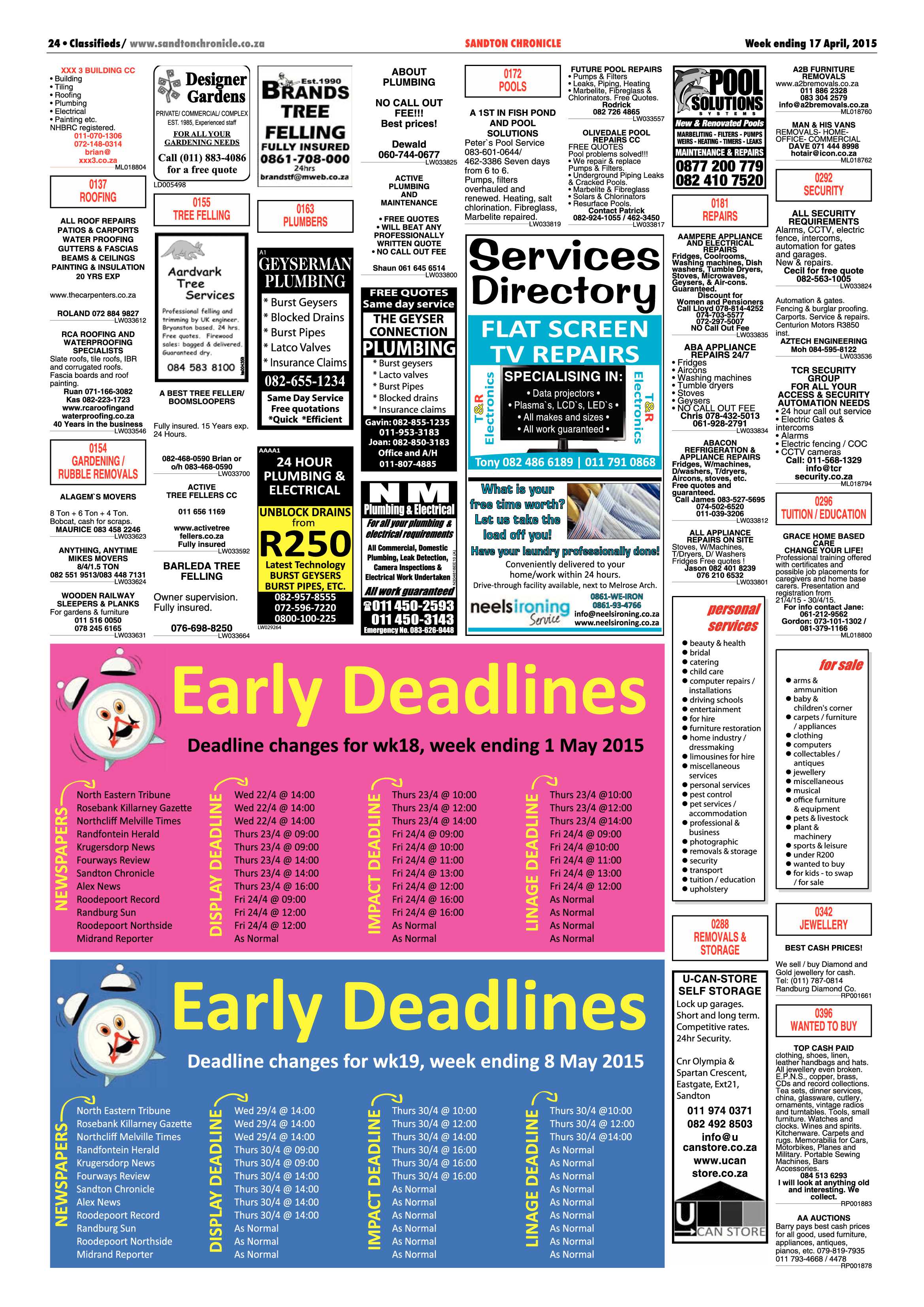 Sandton Chronicle 17 April 2015 page 24