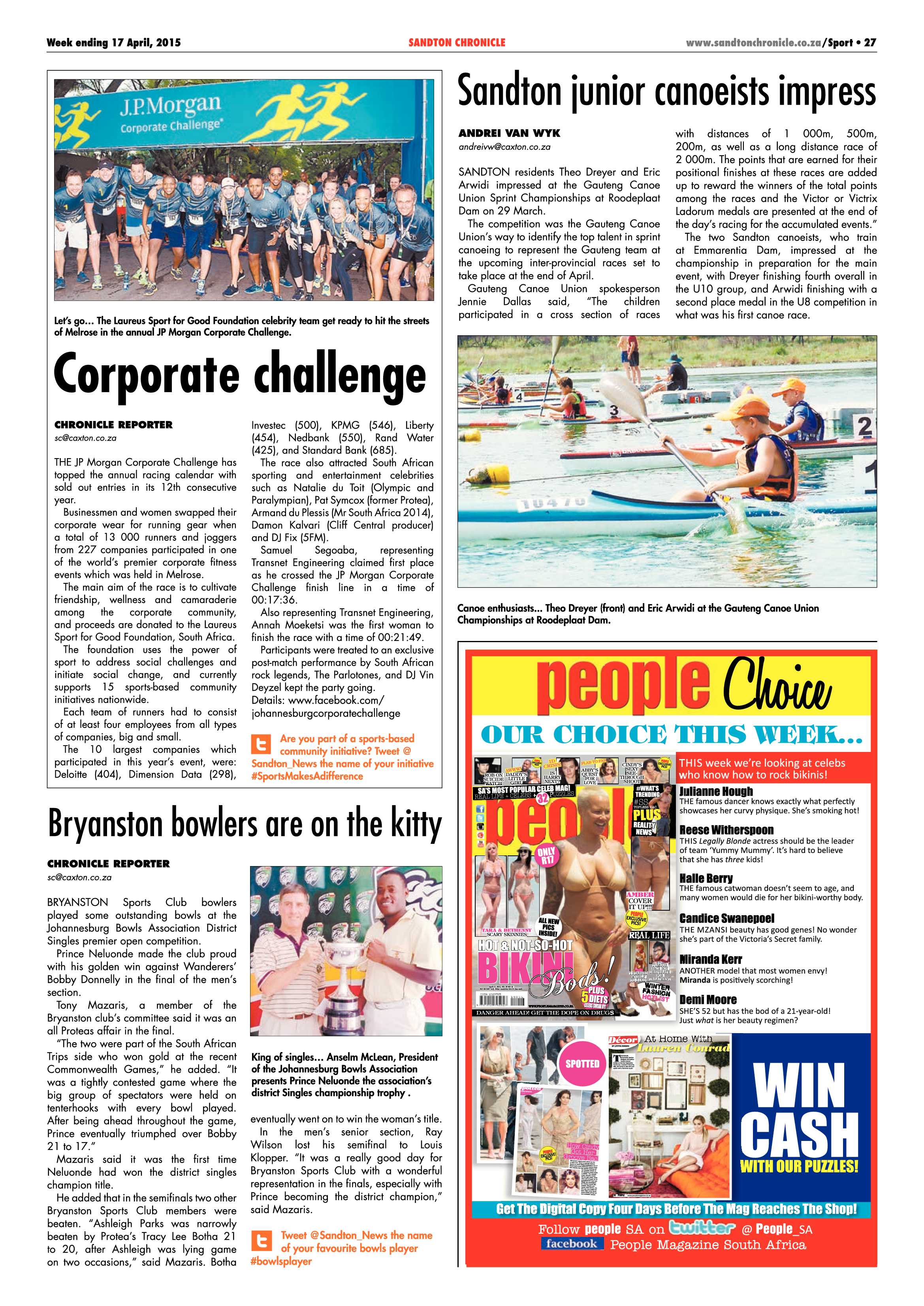 Sandton Chronicle 17 April 2015 page 27