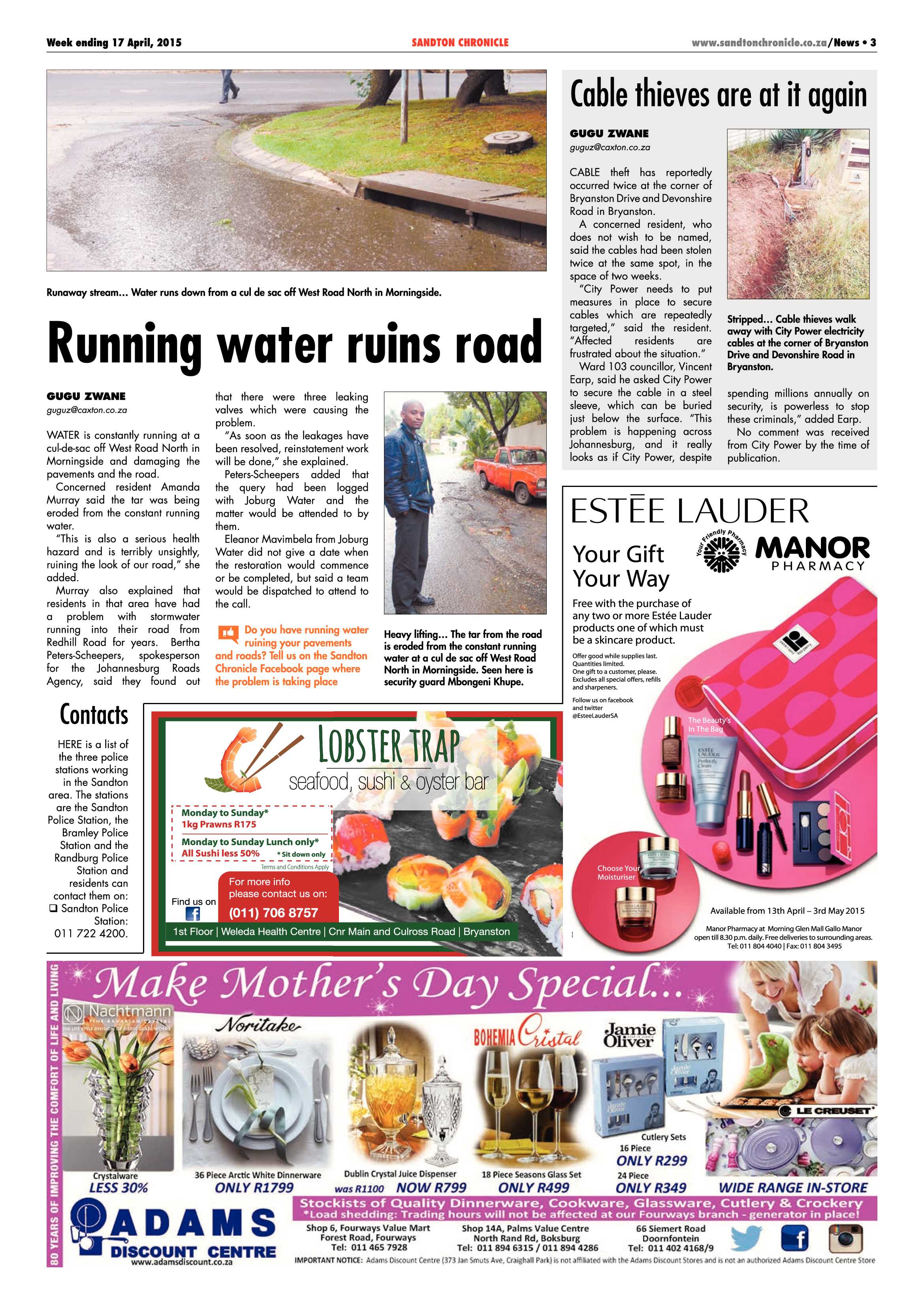 Sandton Chronicle 17 April 2015 page 3