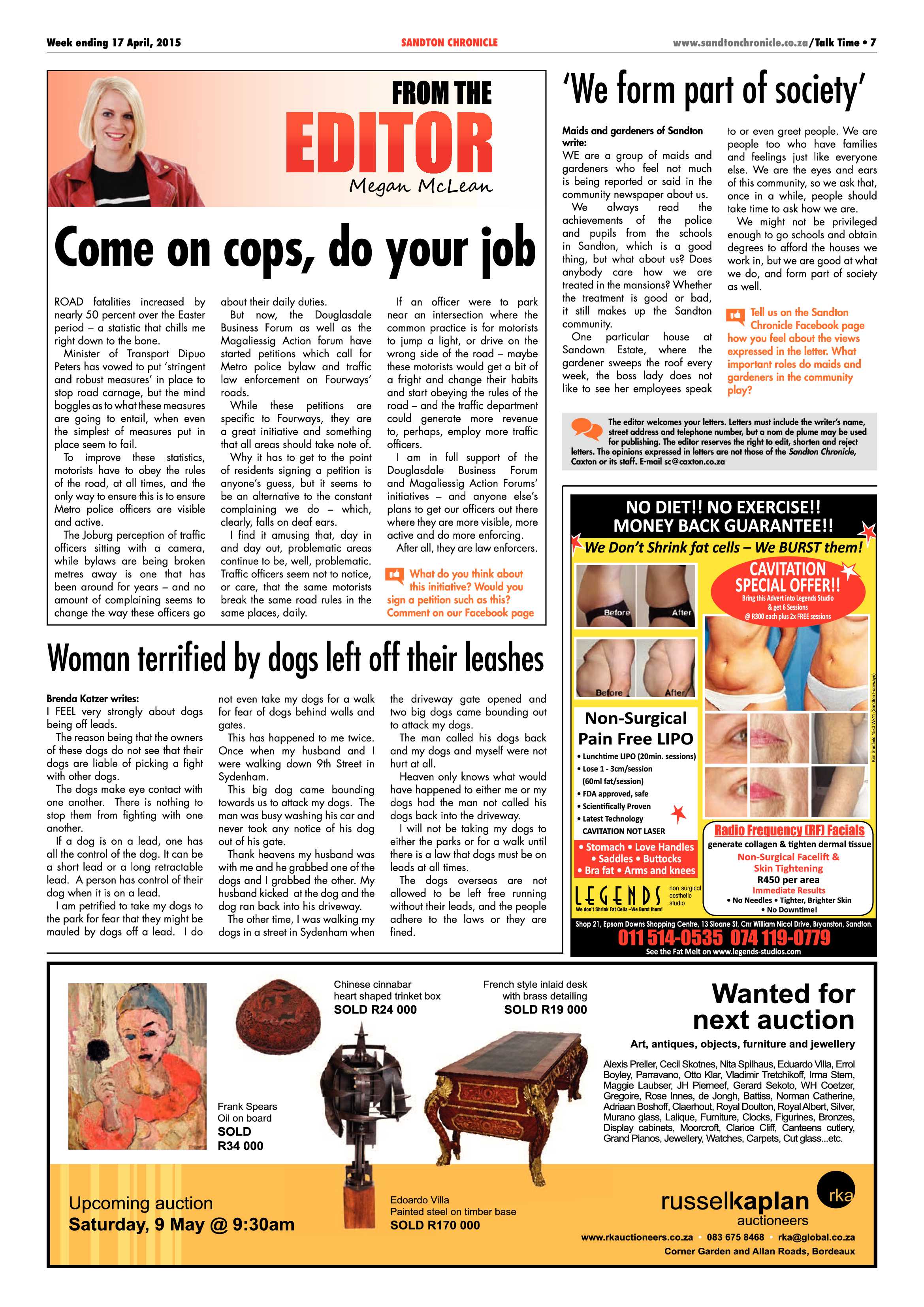 Sandton Chronicle 17 April 2015 page 7