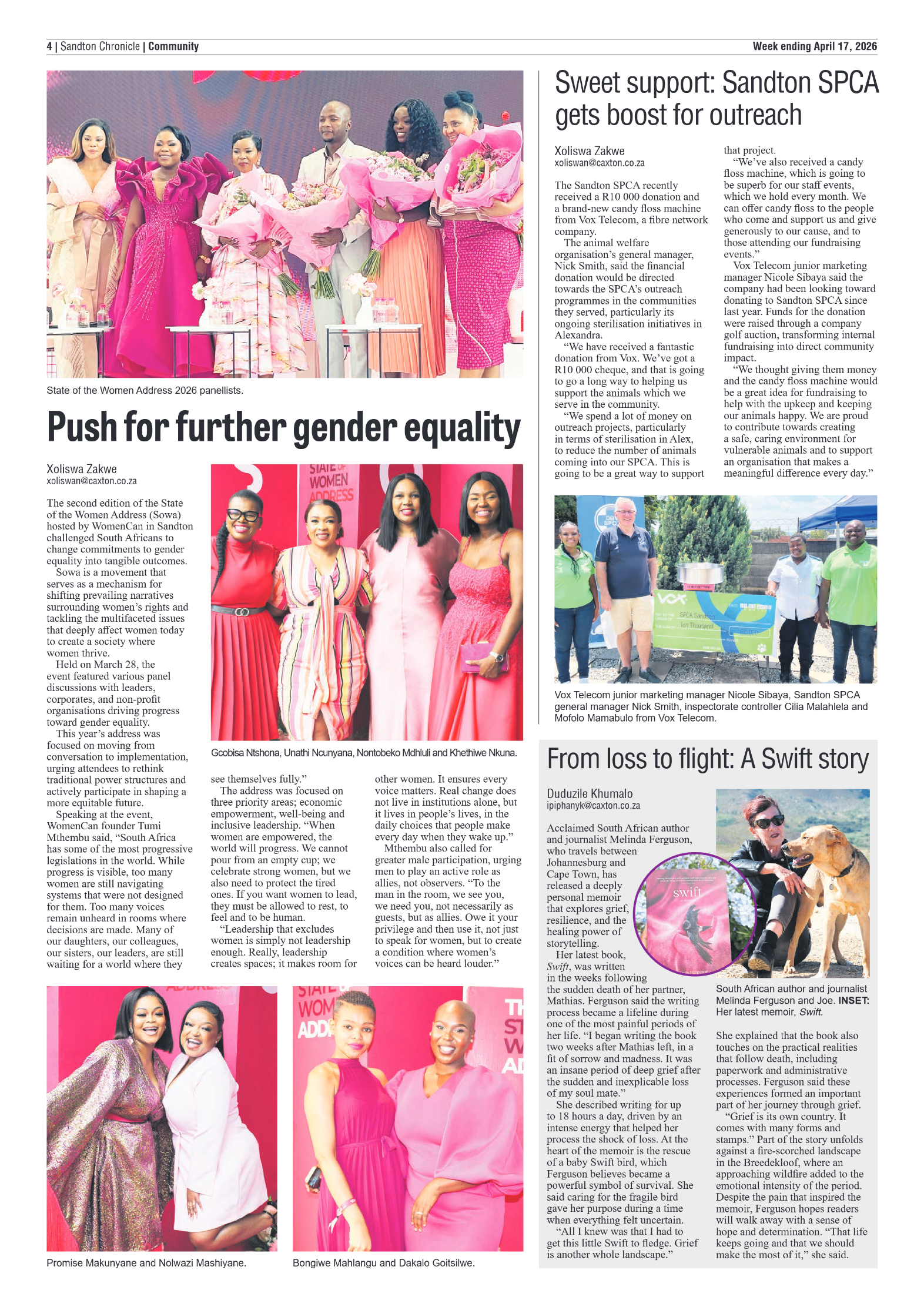 Sandton Chronicle 17 April 2026 page 4