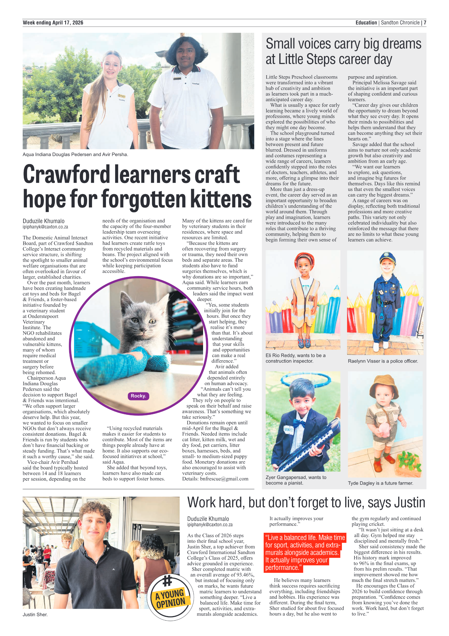 Sandton Chronicle 17 April 2026 page 7