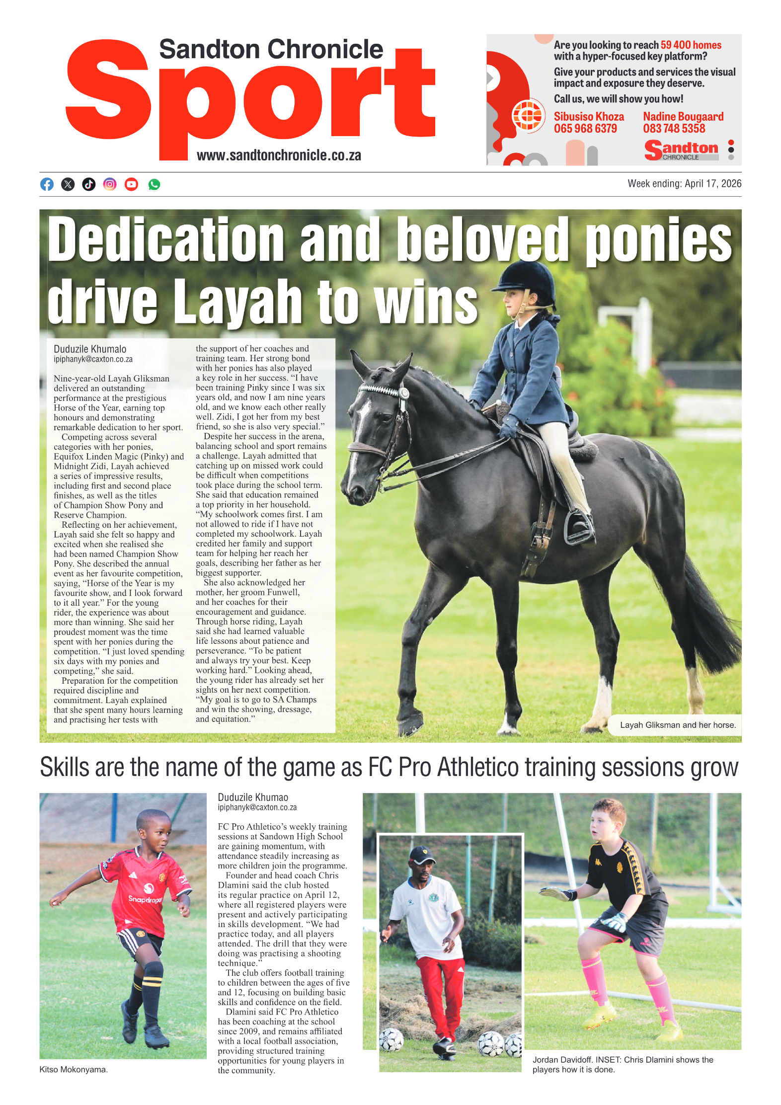 Sandton Chronicle 17 April 2026 page 8