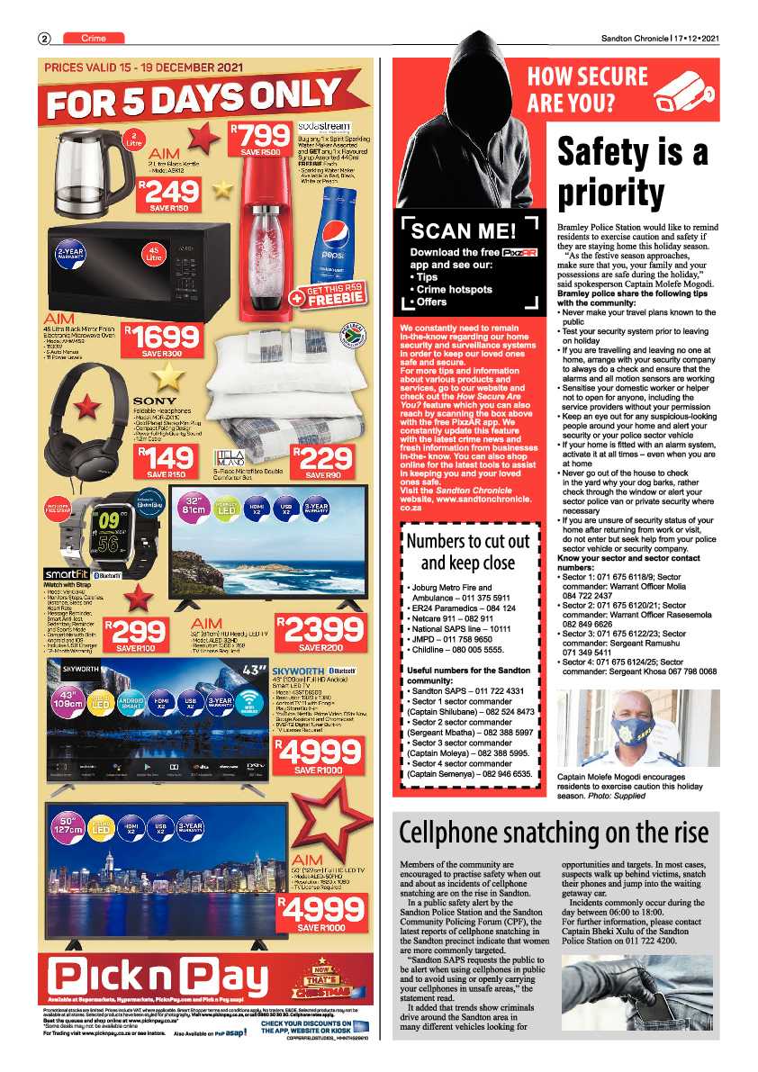 Sandton Chronicle 17 December 2021 page 2