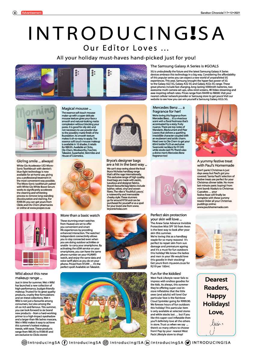 Sandton Chronicle 17 December 2021 page 8