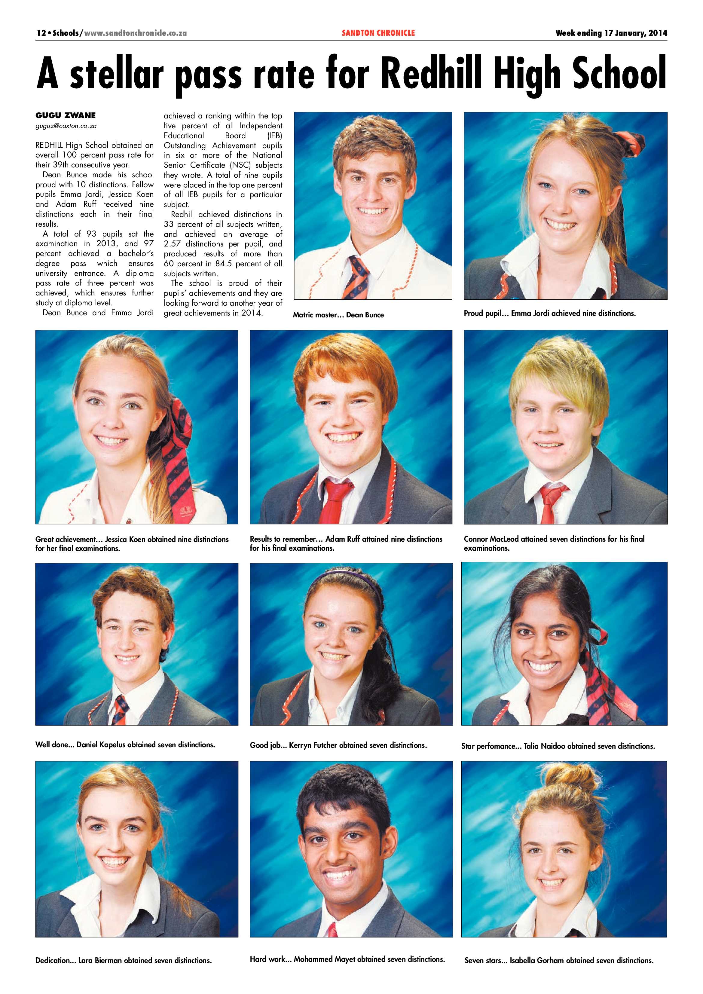 Sandton Chronicle 17 January 2014 page 12