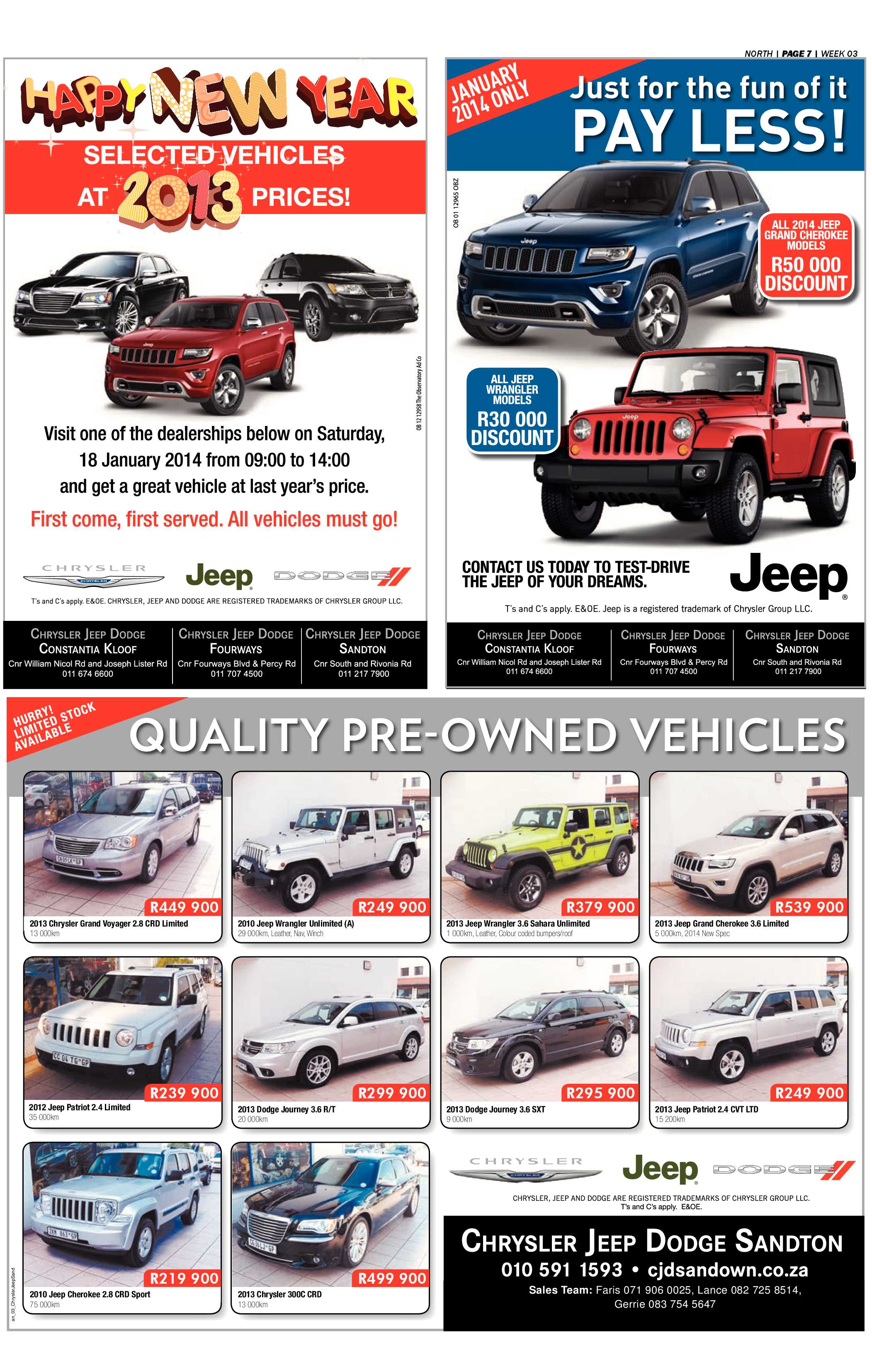 Sandton Chronicle 17 January 2014 page 19