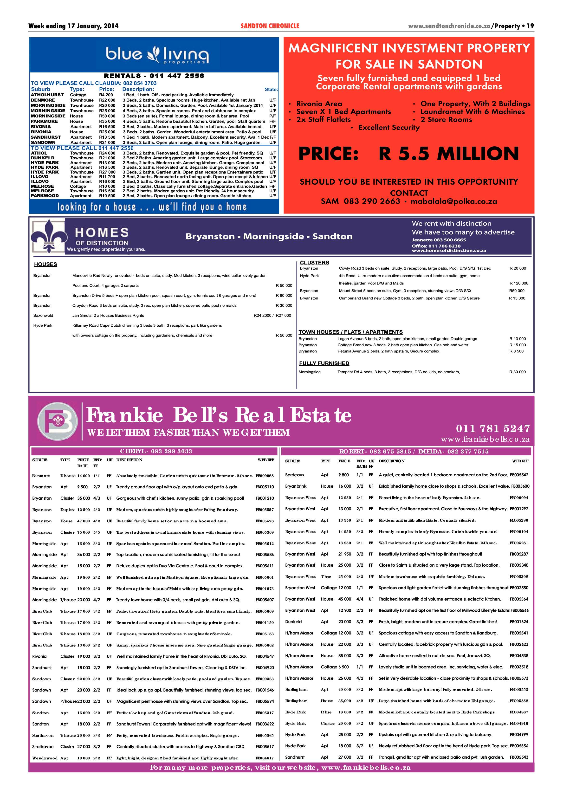 Sandton Chronicle 17 January 2014 page 27