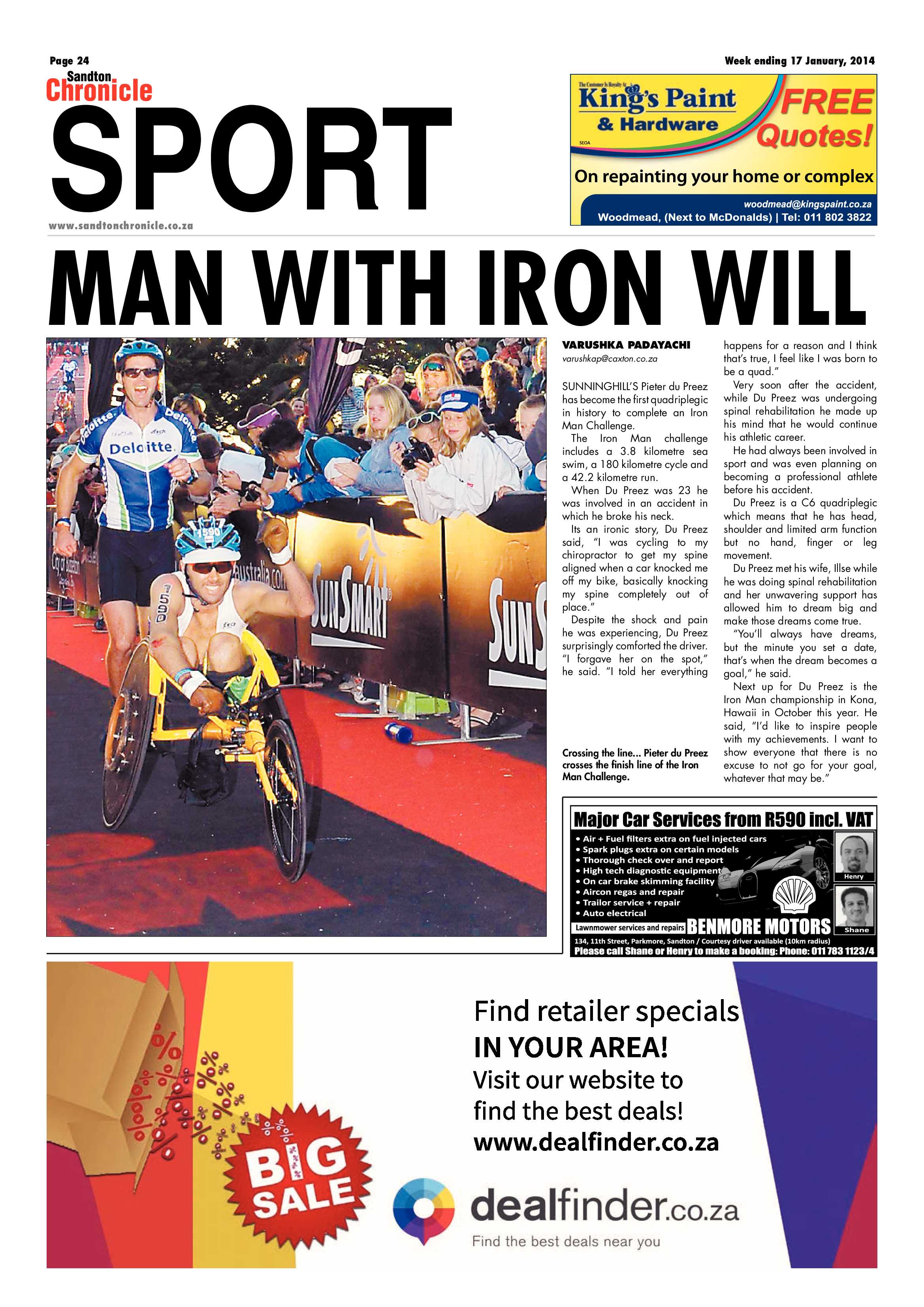 Sandton Chronicle 17 January 2014 page 32