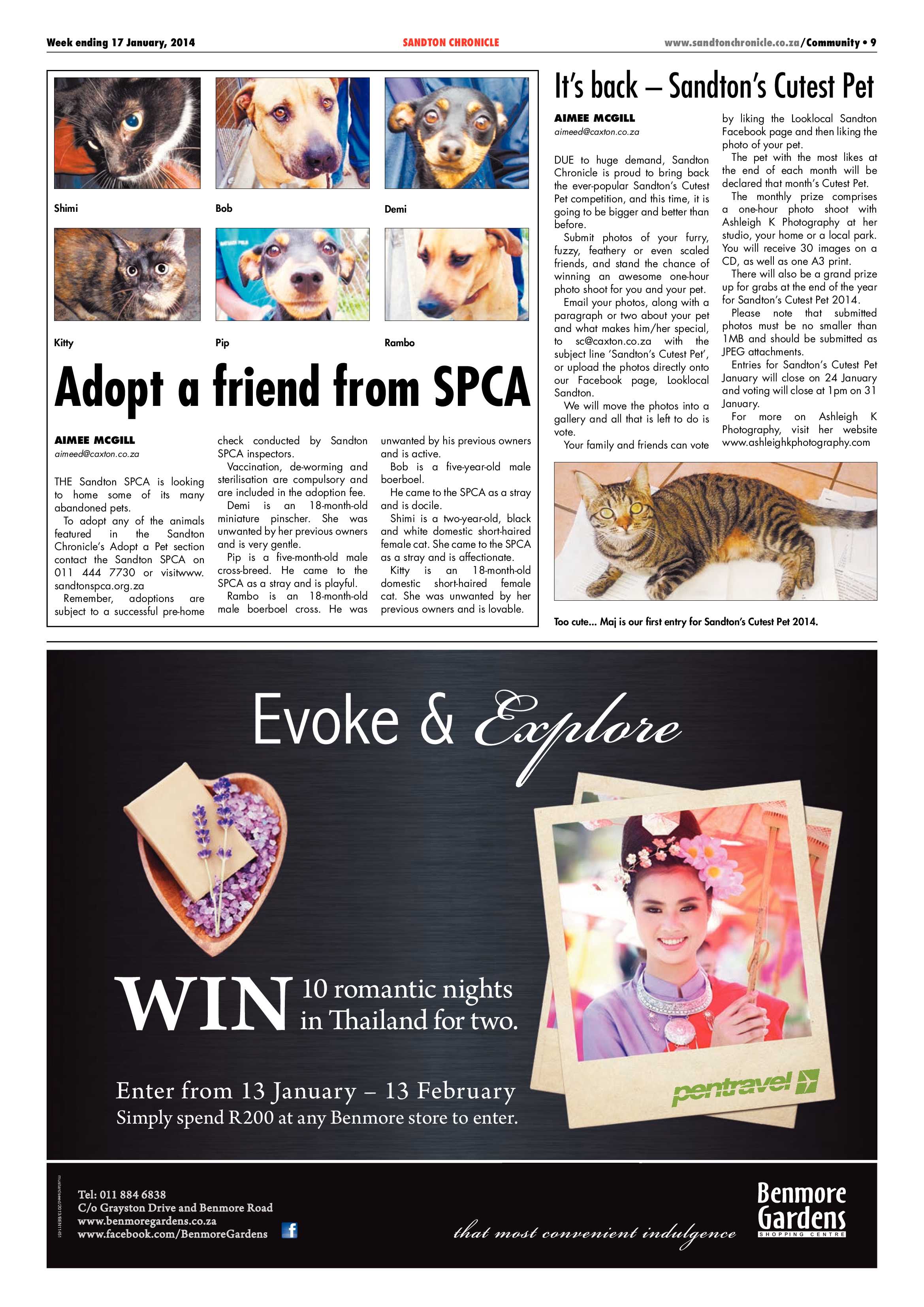 Sandton Chronicle 17 January 2014 page 9