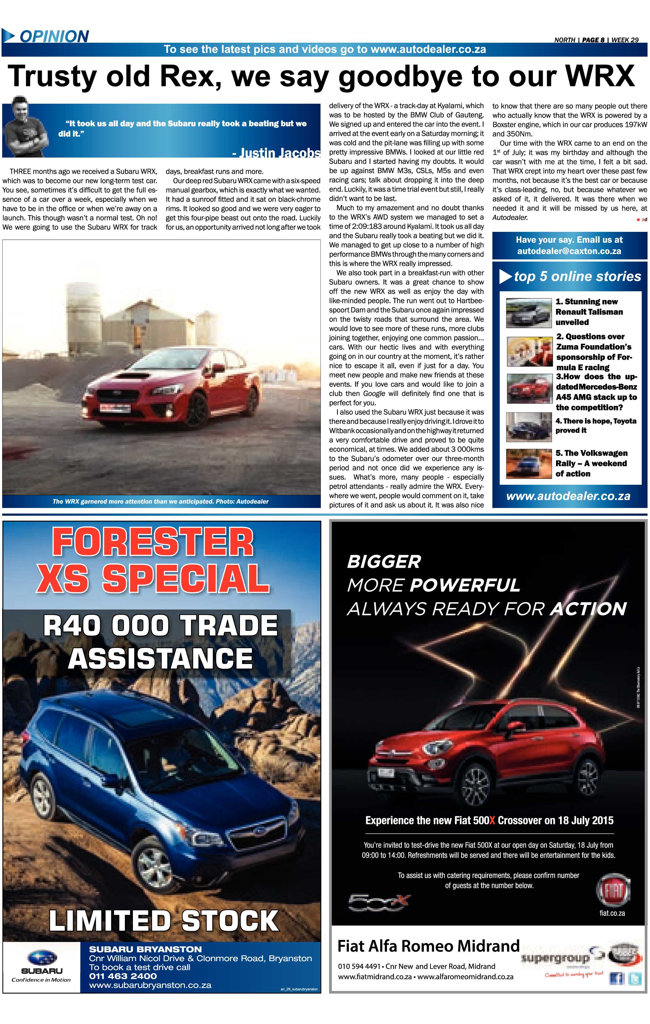 Sandton Chronicle 17 July 2015 page 20
