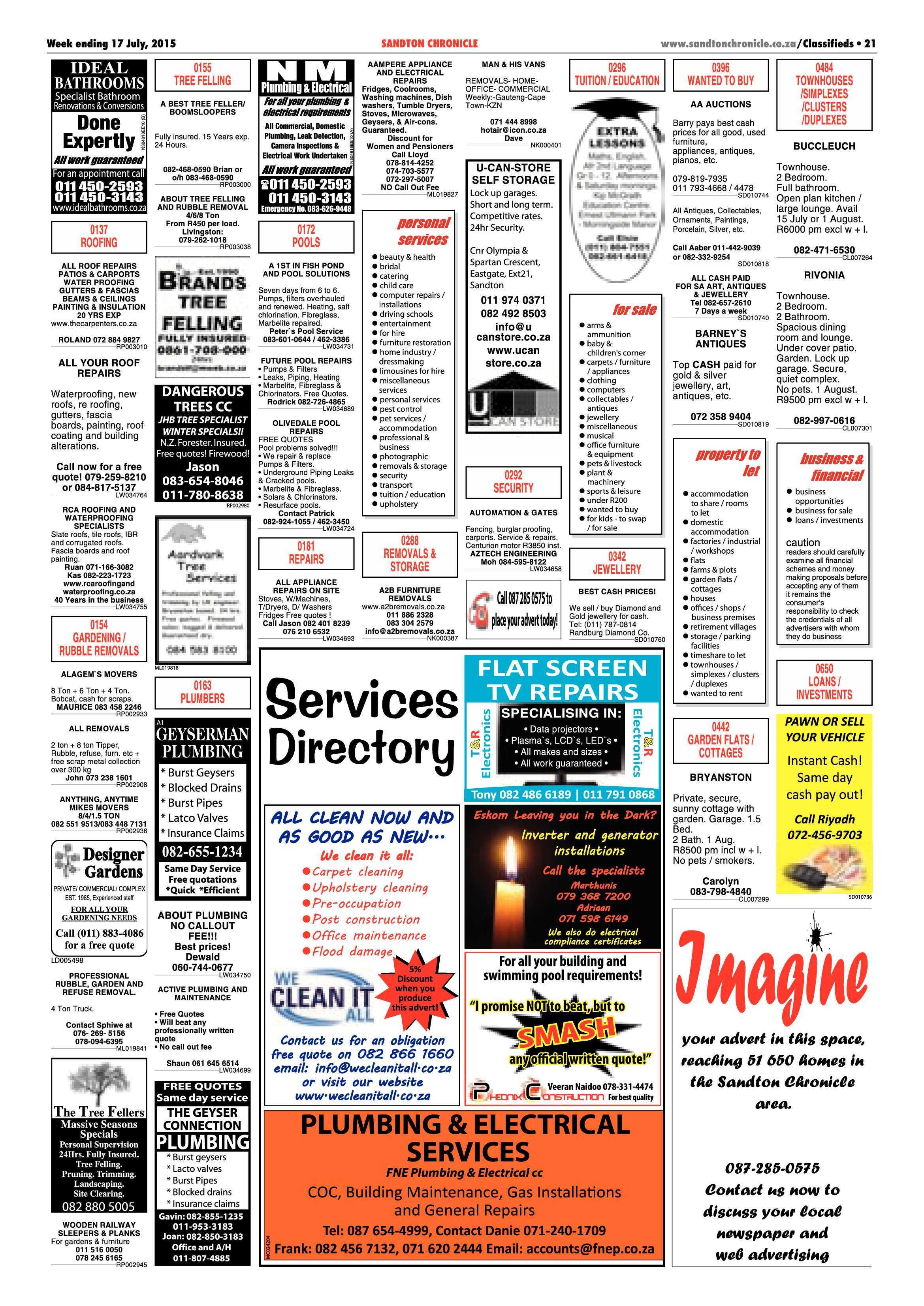 Sandton Chronicle 17 July 2015 page 29