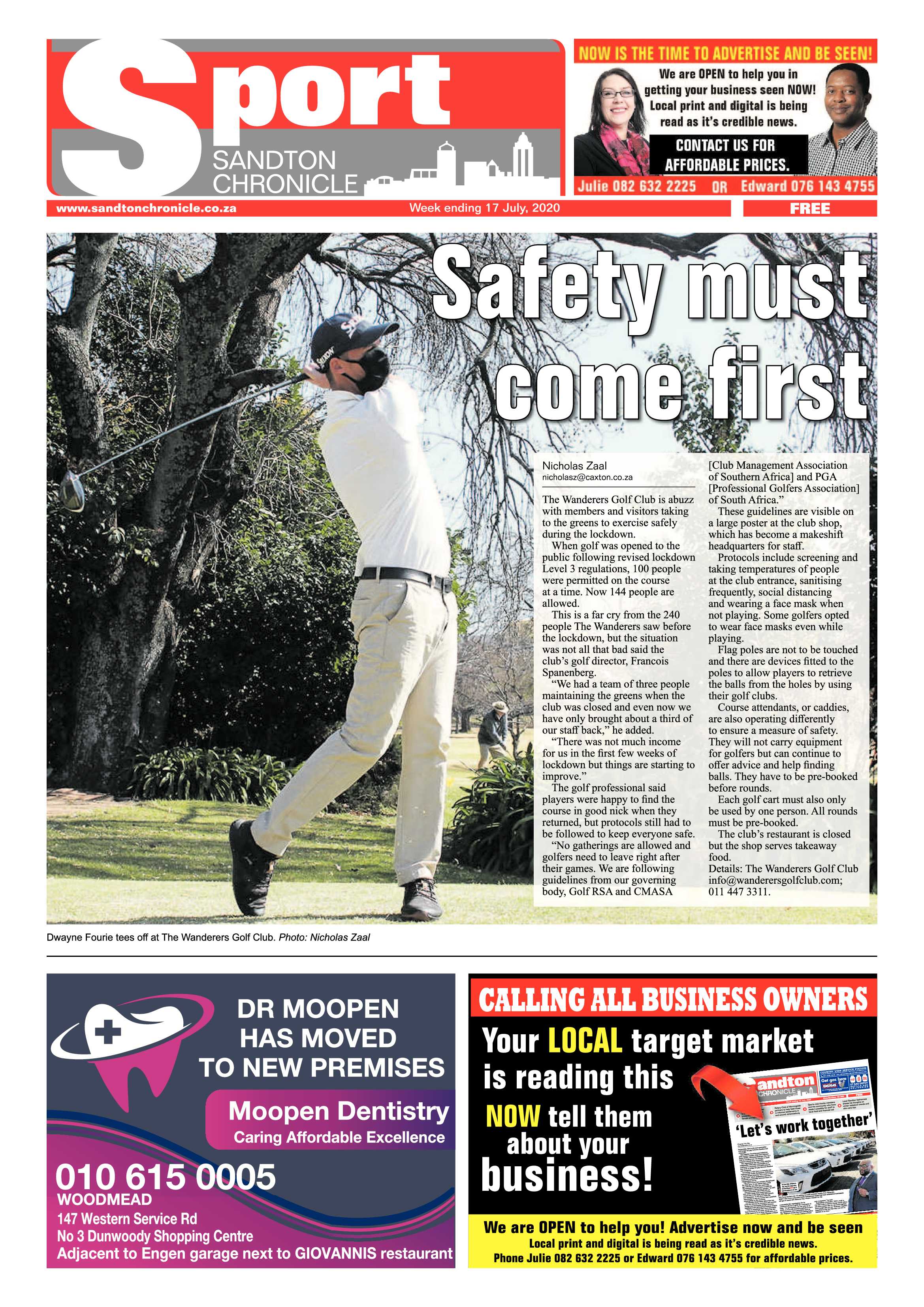 Sandton Chronicle 17 July 2020 page 12