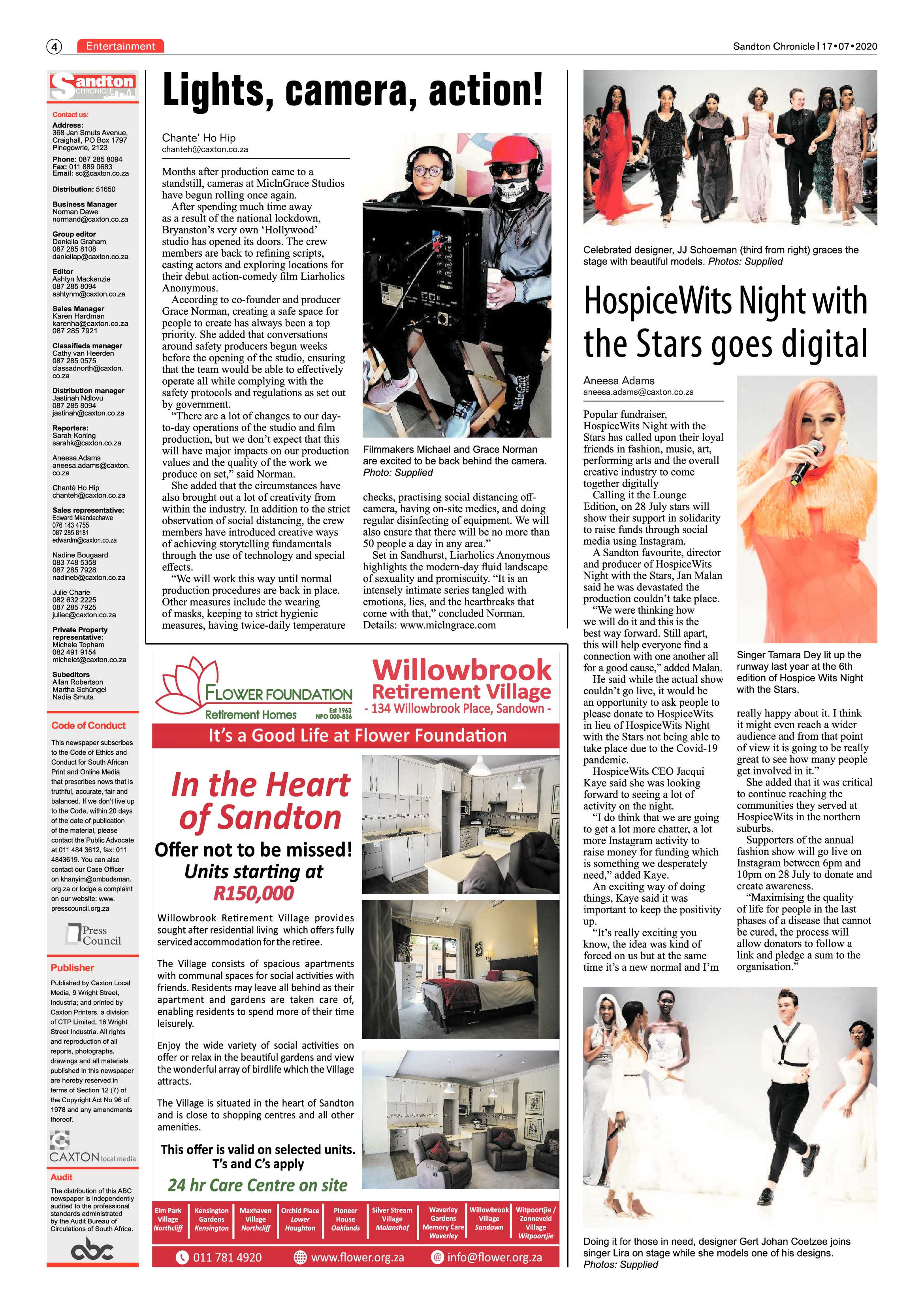 Sandton Chronicle 17 July 2020 page 4