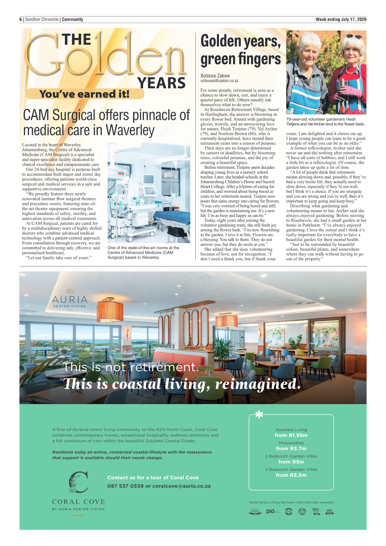 Sandton Chronicle 17 July 2026 page 6